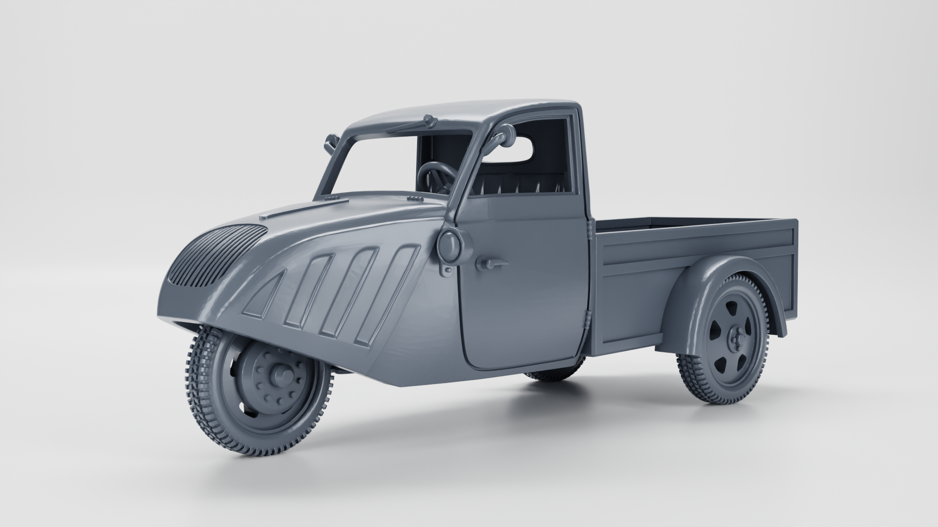 Framo 1933-3 Wheeler DKW-JF - Other Nations Passenger Vehicles - 28mm Scale - wargame3d