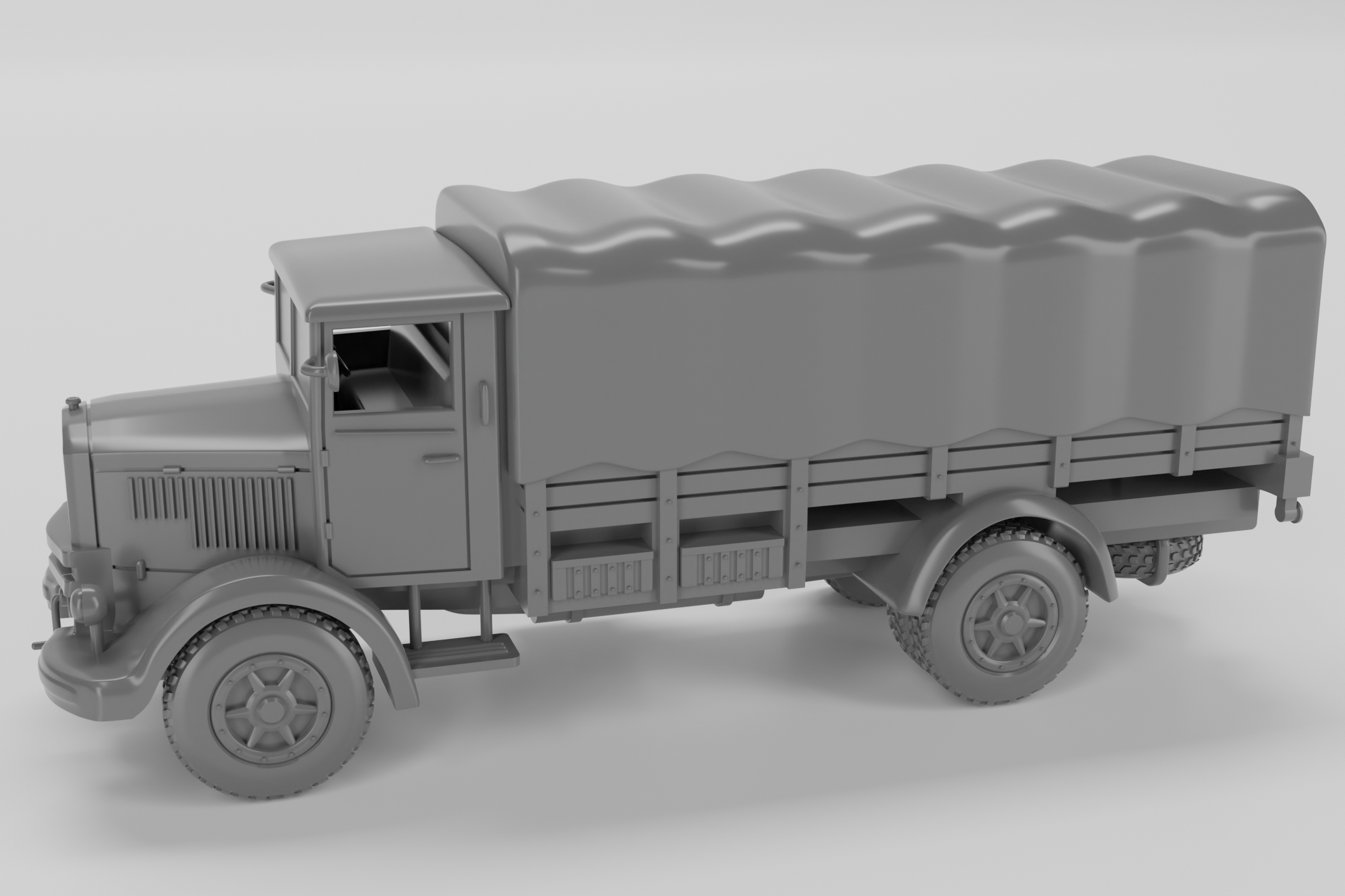 Lancia 3Ro - Italian Army - 28mm Scale - wargame3d