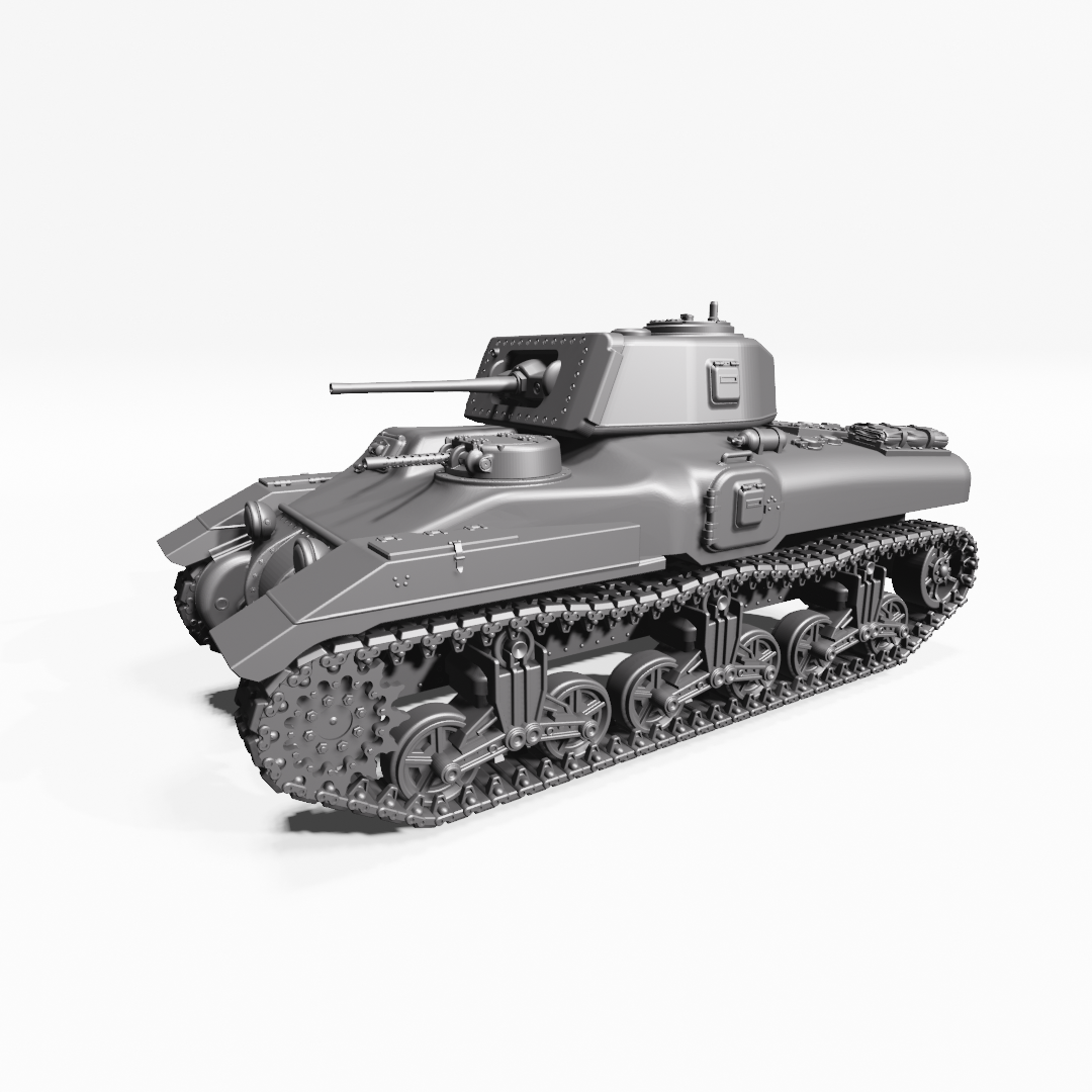 Ram Mk.I (2-Pounder) - Canadian Fighting Vehicles - 28mm Scale - wargame3d