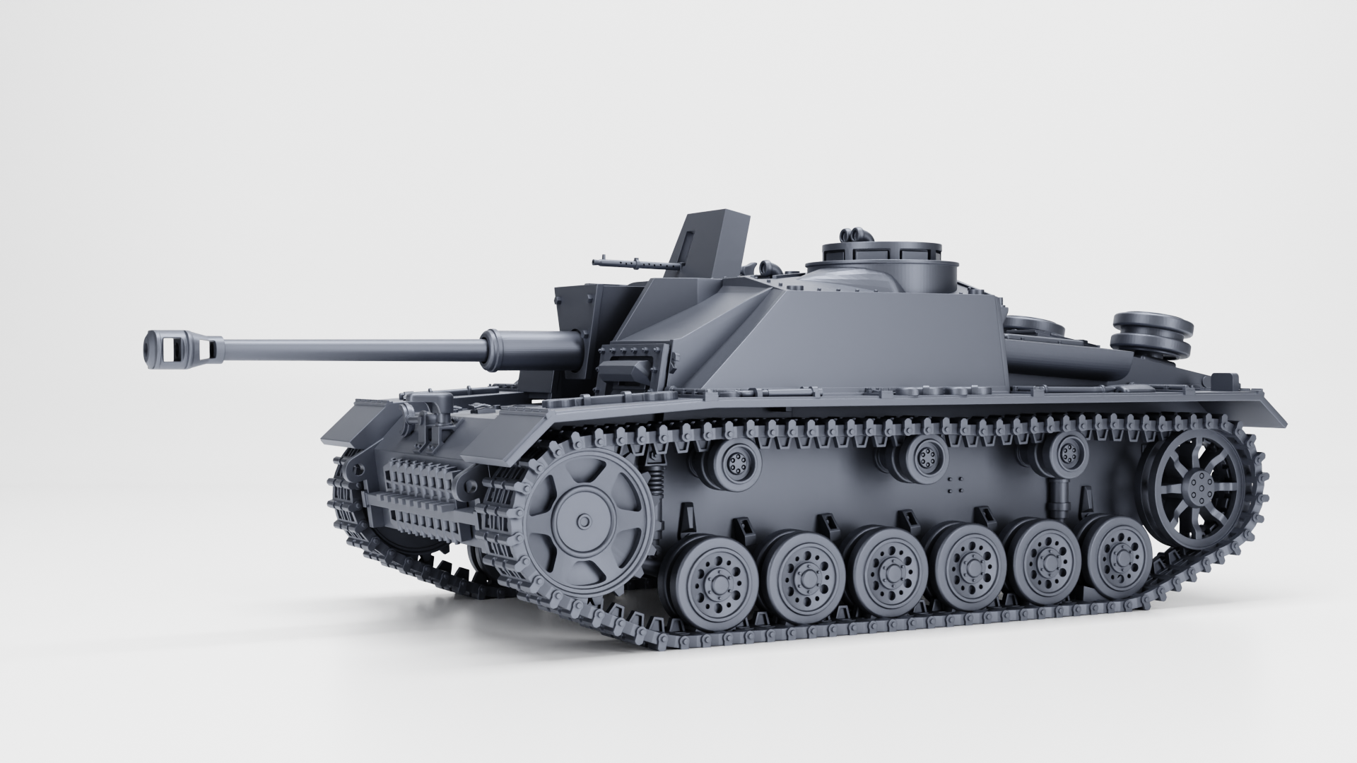 STUG III Ausf.G Early Production - German Sturmpanzer - WWII - German Army - wargame3d - 28mm Scale