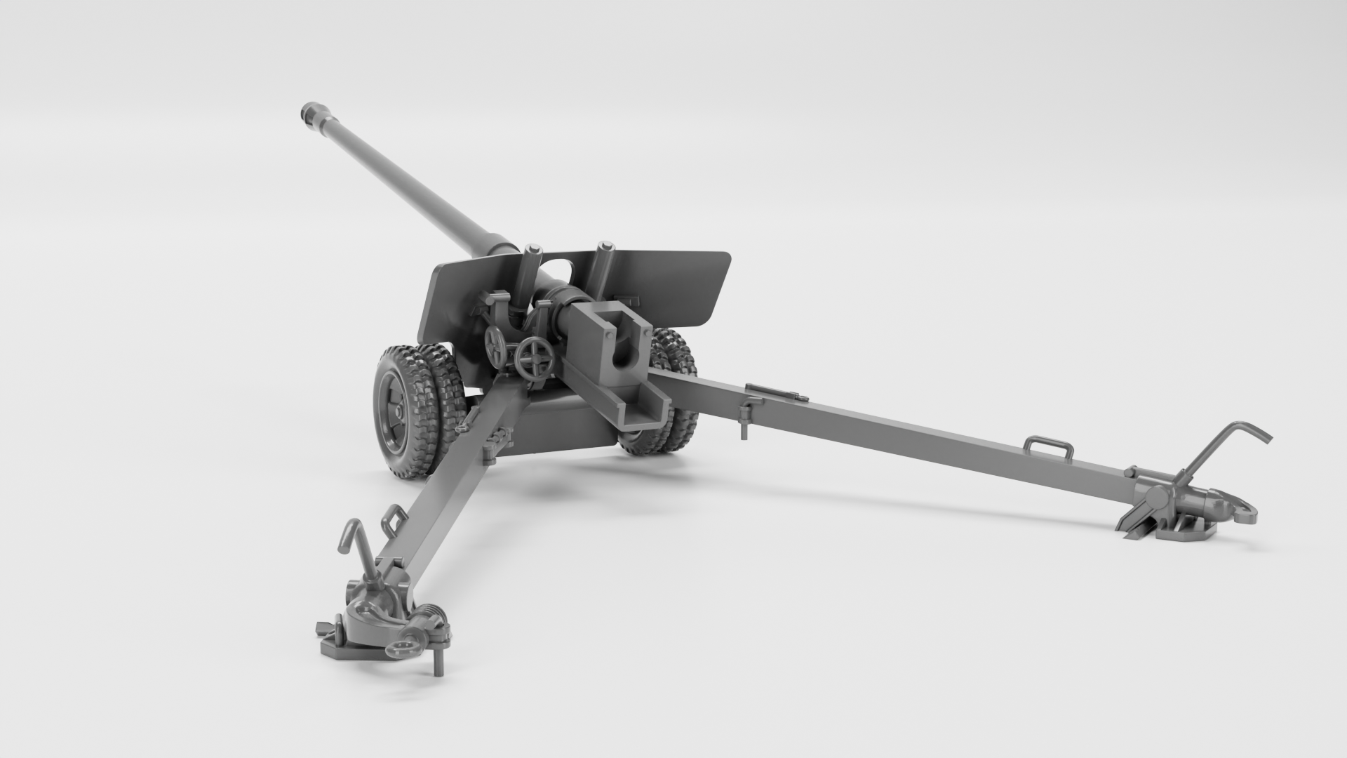 BS-3 100mm Anti-Tank Gun - Russian Army - wargame3d- 28mm Scale