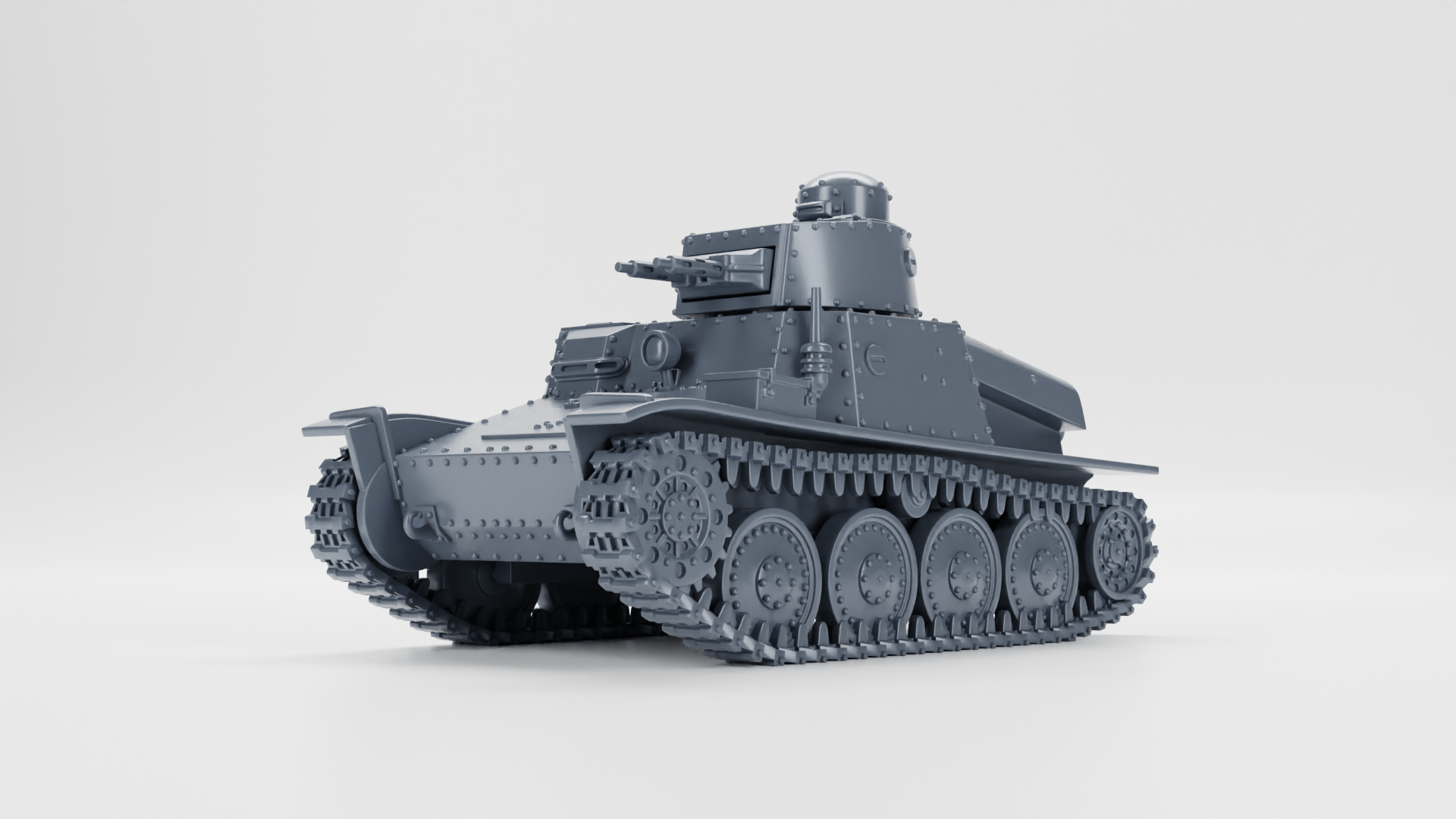 Stridsvagn m37 - Other Nations Fighting Vehicles - 28mm Scale - wargame3d