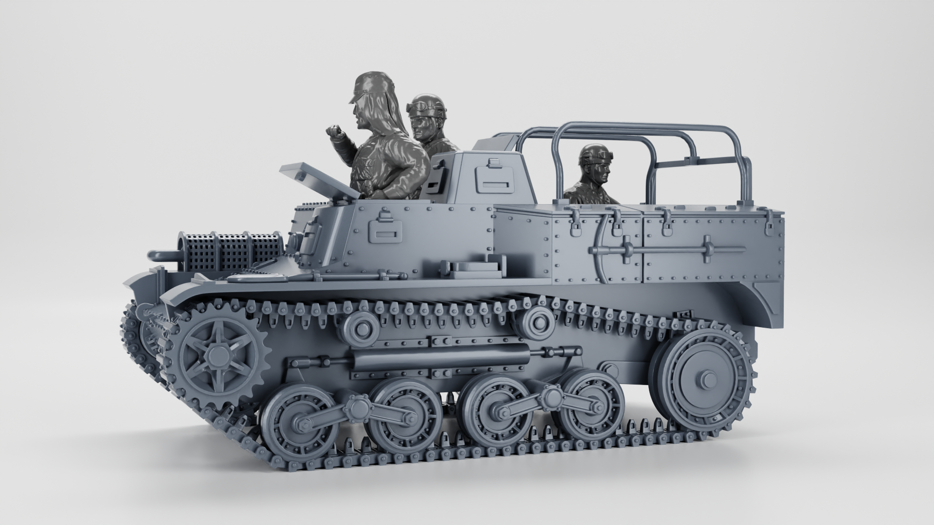 Type 98 So-Da Carrier - Japanese Army - 28mm Scale - wargame3d