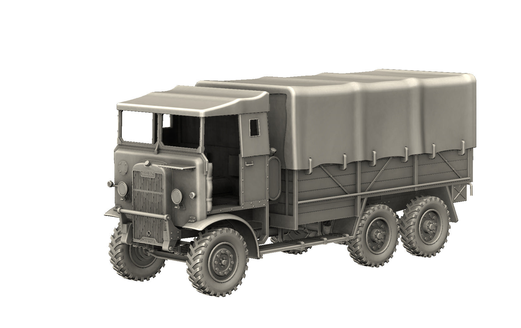 Leyland Retriever truck (6x4)(UK) - Heavy Transporters - UK Army - 28mm Scale - wargame3d