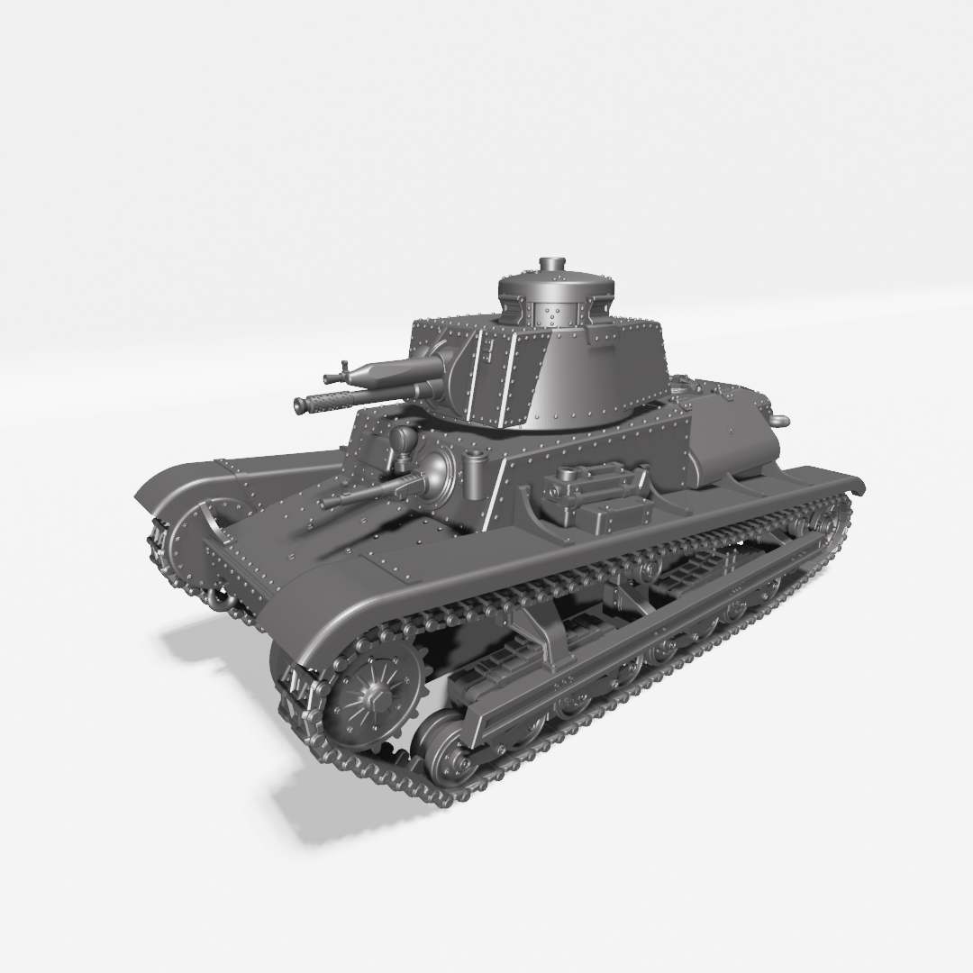 CKD LT vz34 - Other Nations Fighting Vehicles - 28mm Scale - wargame3d