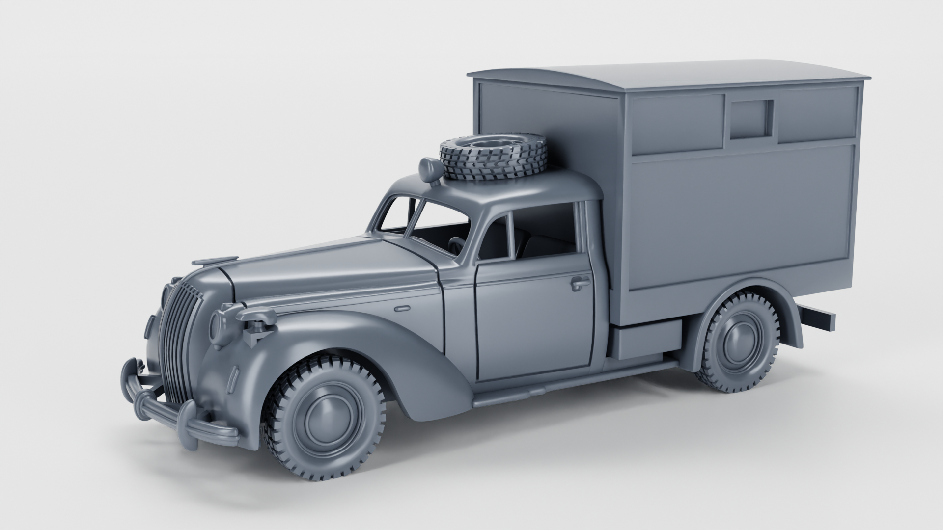 Opel Admiral Ambulance (Germany) - WWII - German Army - wargame3d- 28mm Scale