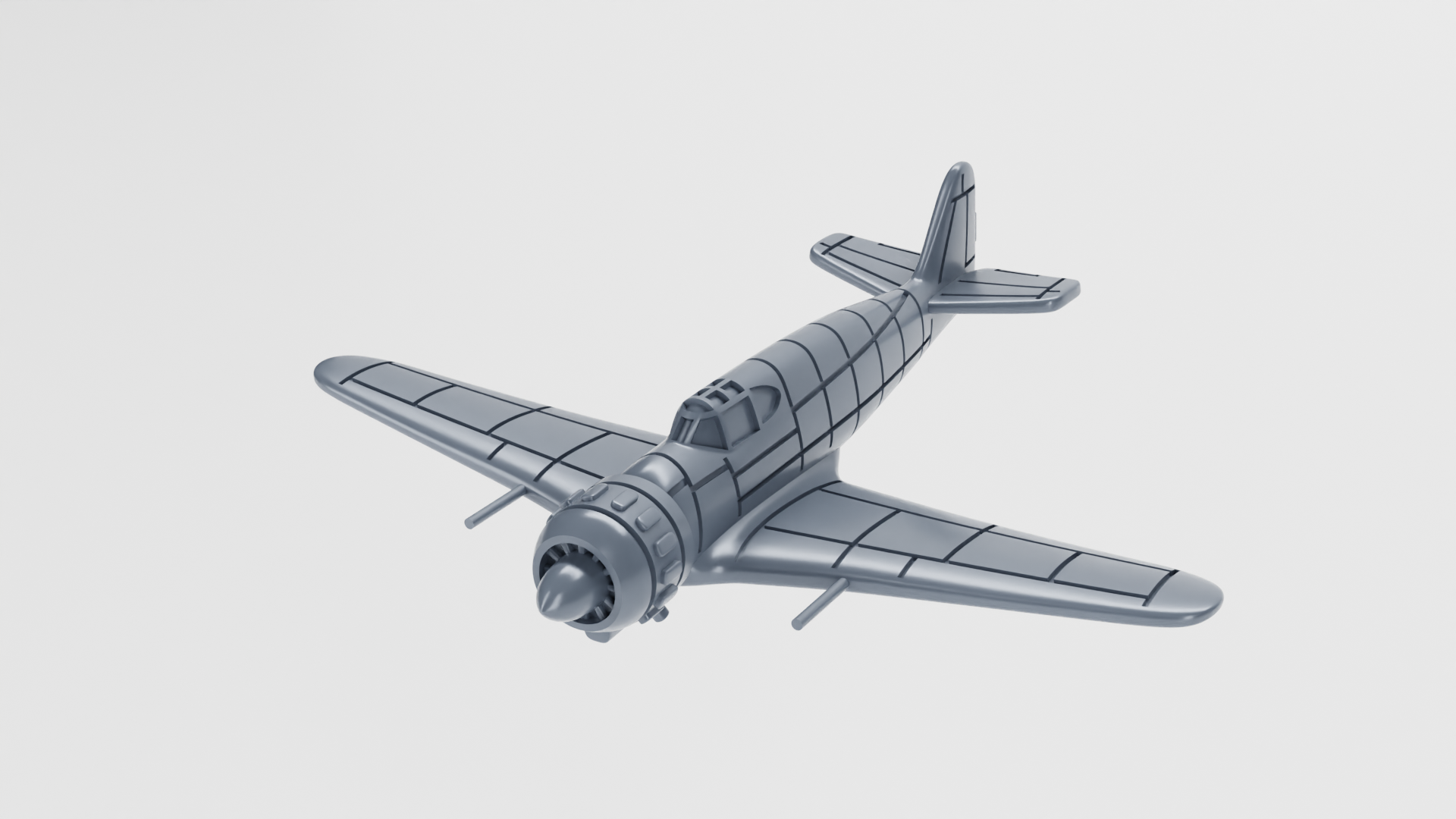 Bloch MB.152 - French Aircraft of WWII - 1:200 Scale - Great for Table Top War Games and Dioramas - Resin - wargame3d