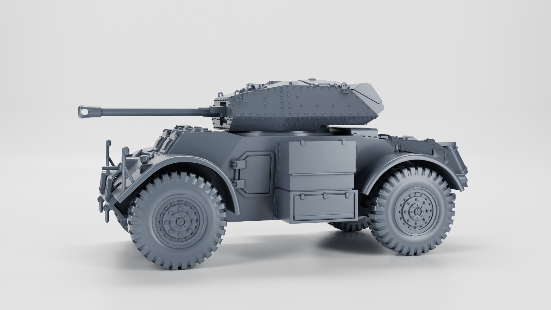 T17E1 Staghound Mk.III - UK Army - 28mm Scale - wargame3d