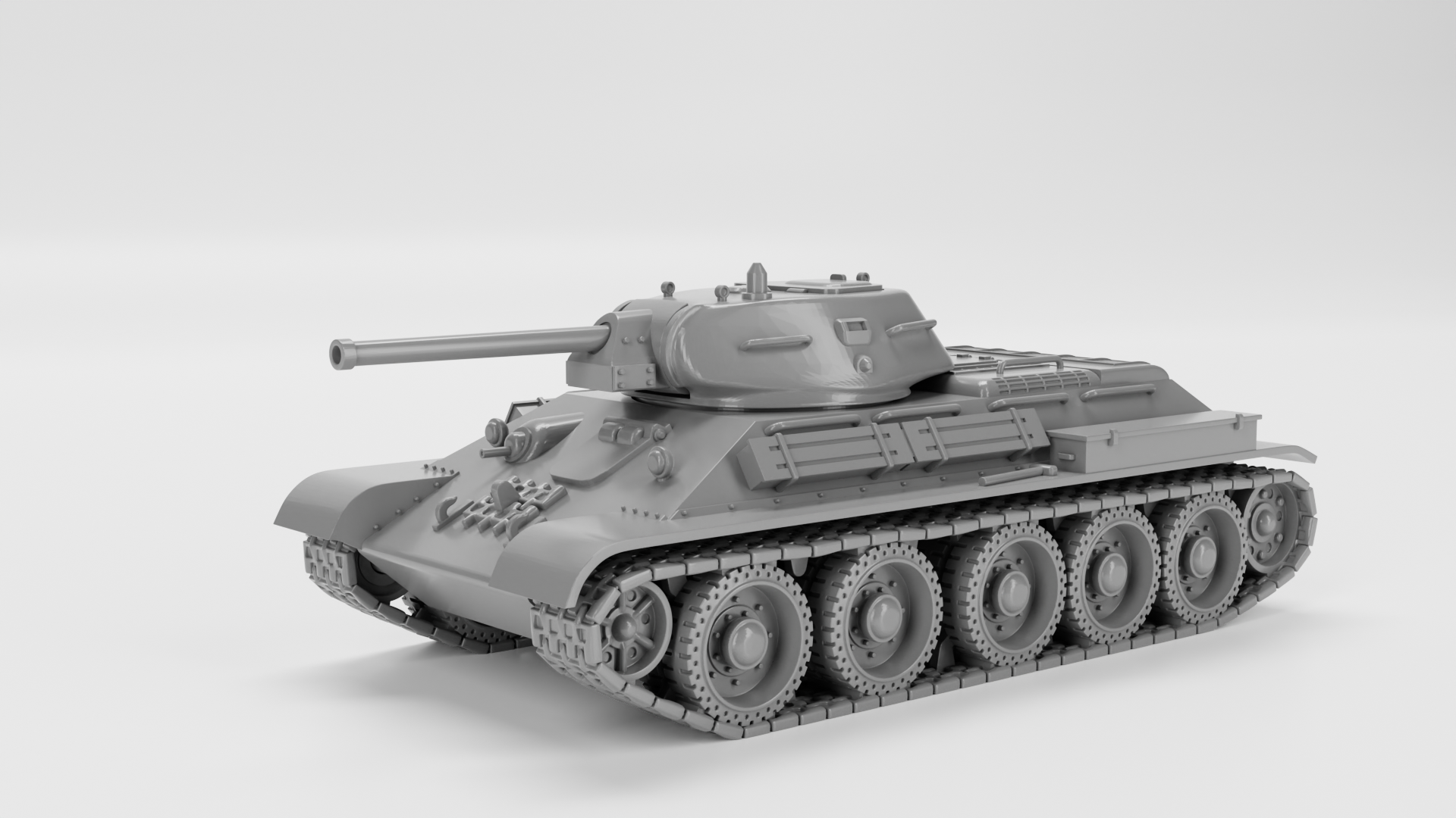 T34-76 model 1941 - Russian Army - wargame3d- 28mm Scale