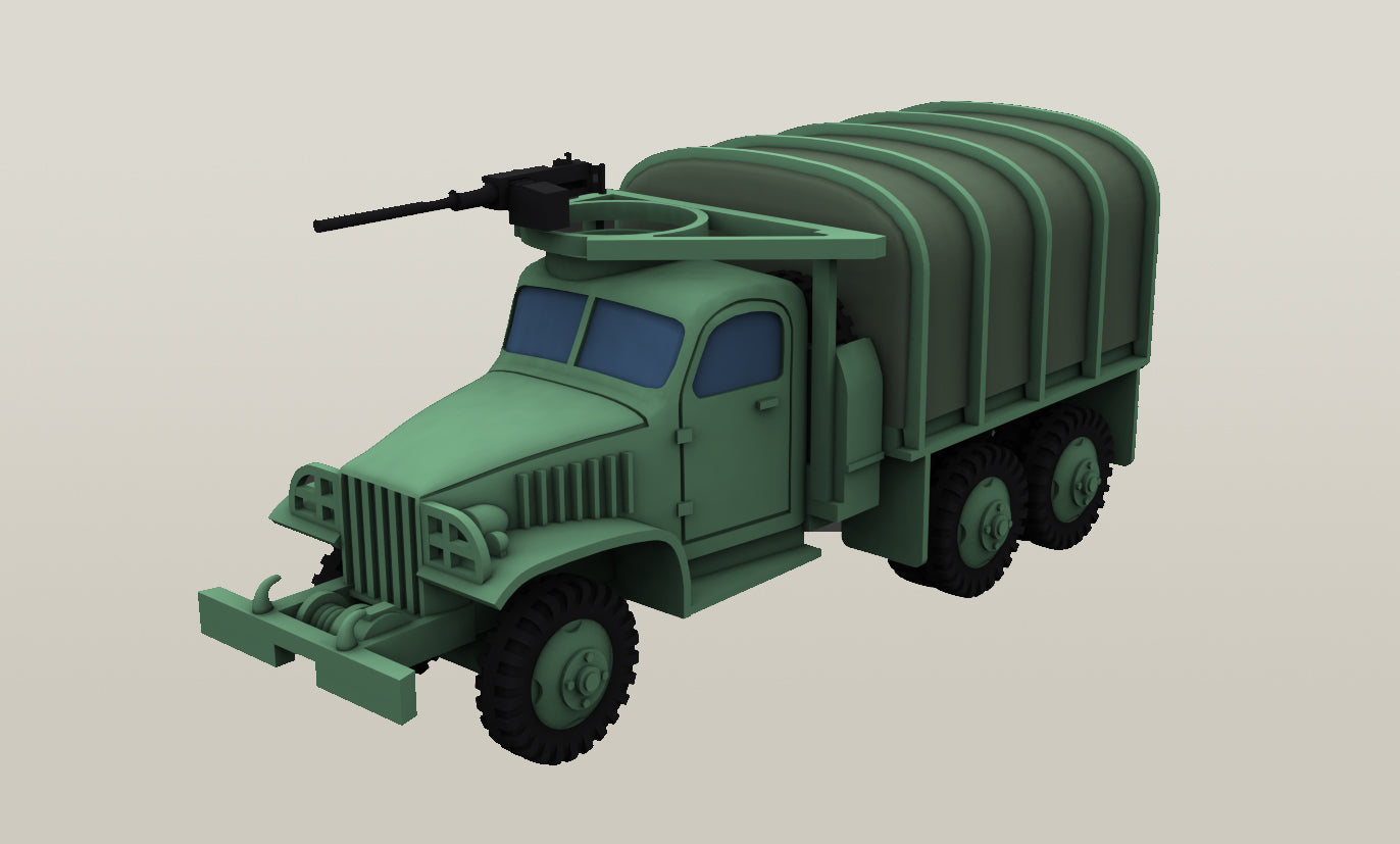 GMC CCKW 2.5 ton 6×6 truck - US Army - wargame3d- 28mm Scale