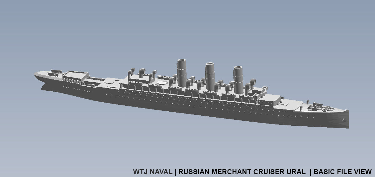 Ural - Russian Navy - Pre Dreadnought Era - Wargaming - Axis and Allies - Naval Miniature - Warships