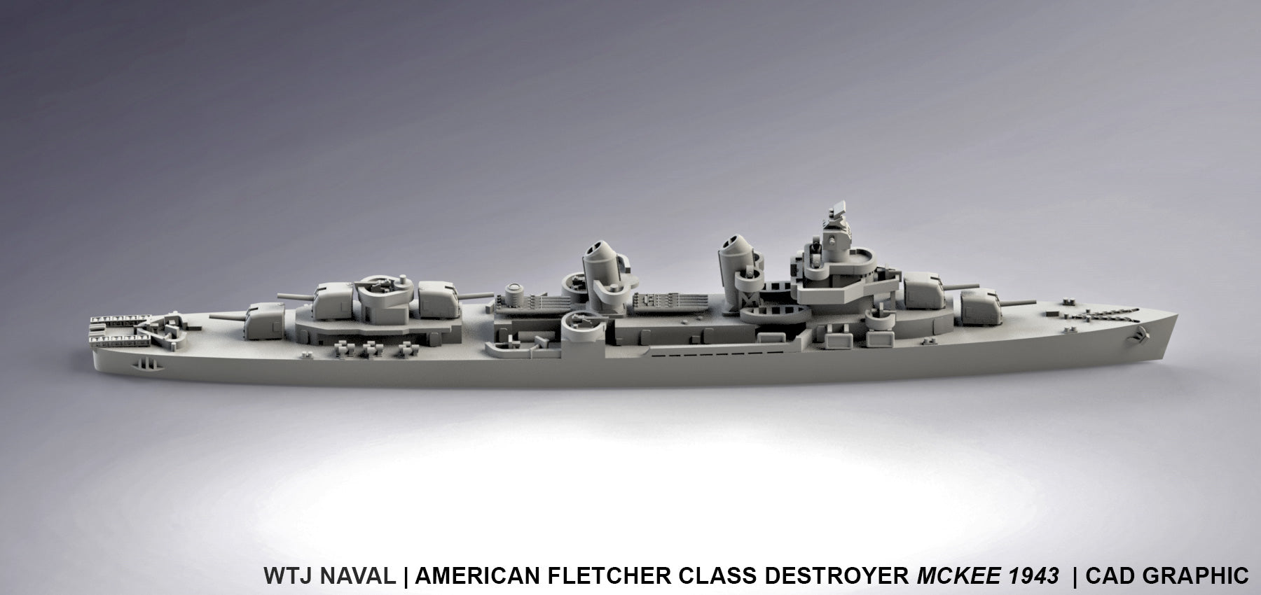 McKee 1943 - US Navy - Wartime Journal - Wargaming - Axis and Allies - Naval Miniature - Warships