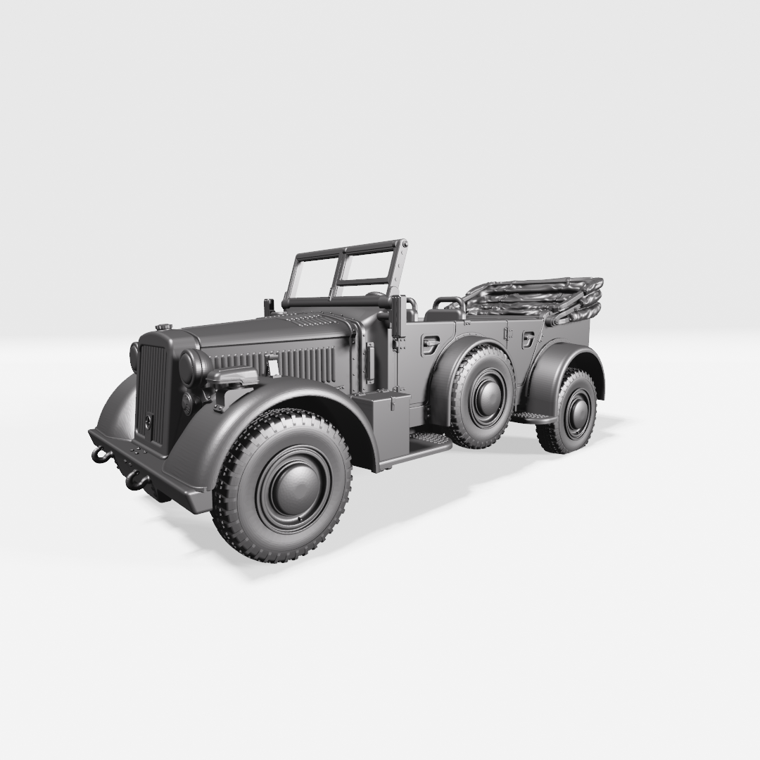 Horch 901 (Kfz.15) (Medium car) - WWII - German Army - wargame3d - 28mm Scale