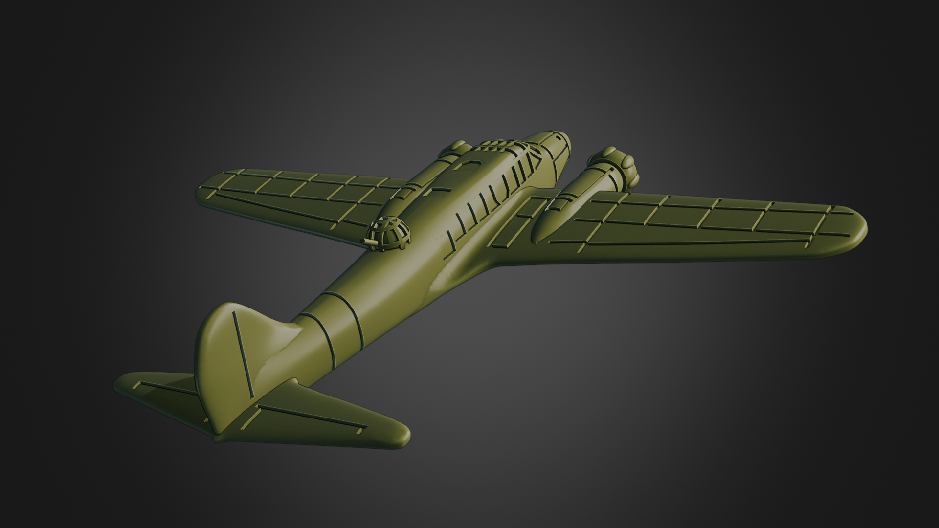 Avro Anson Mk.I - Battle Planes of WWII - 1/200 Scale - wargame3d