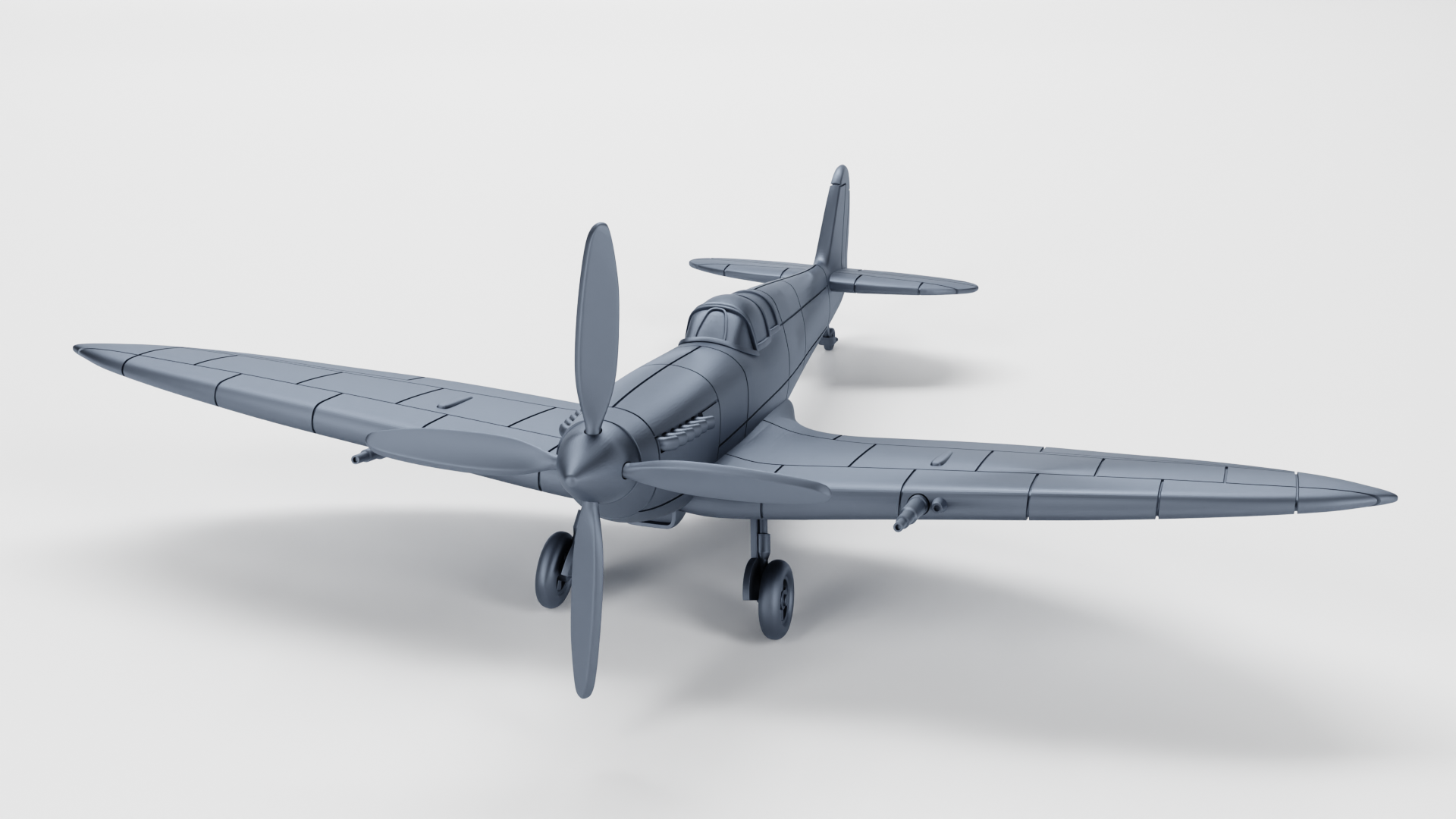 Spitfire Mk.IX - Juno Beach - UK Army - 28mm Scale - wargame3d