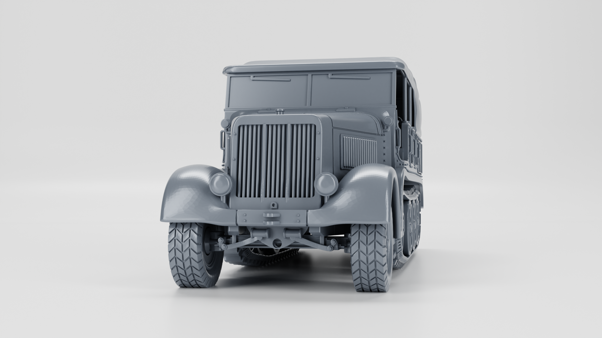 Sd.Kfz.8 DB9 Zugkraftwagen 12t - German Army - 28mm Scale - wargame3d