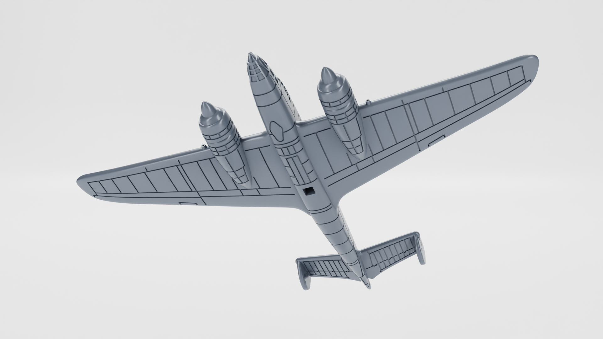 Liore et Olivier LeO 451 - French Aircraft of WWII - 1:200 Scale - Great for Table Top War Games and Dioramas - Resin - wargame3d