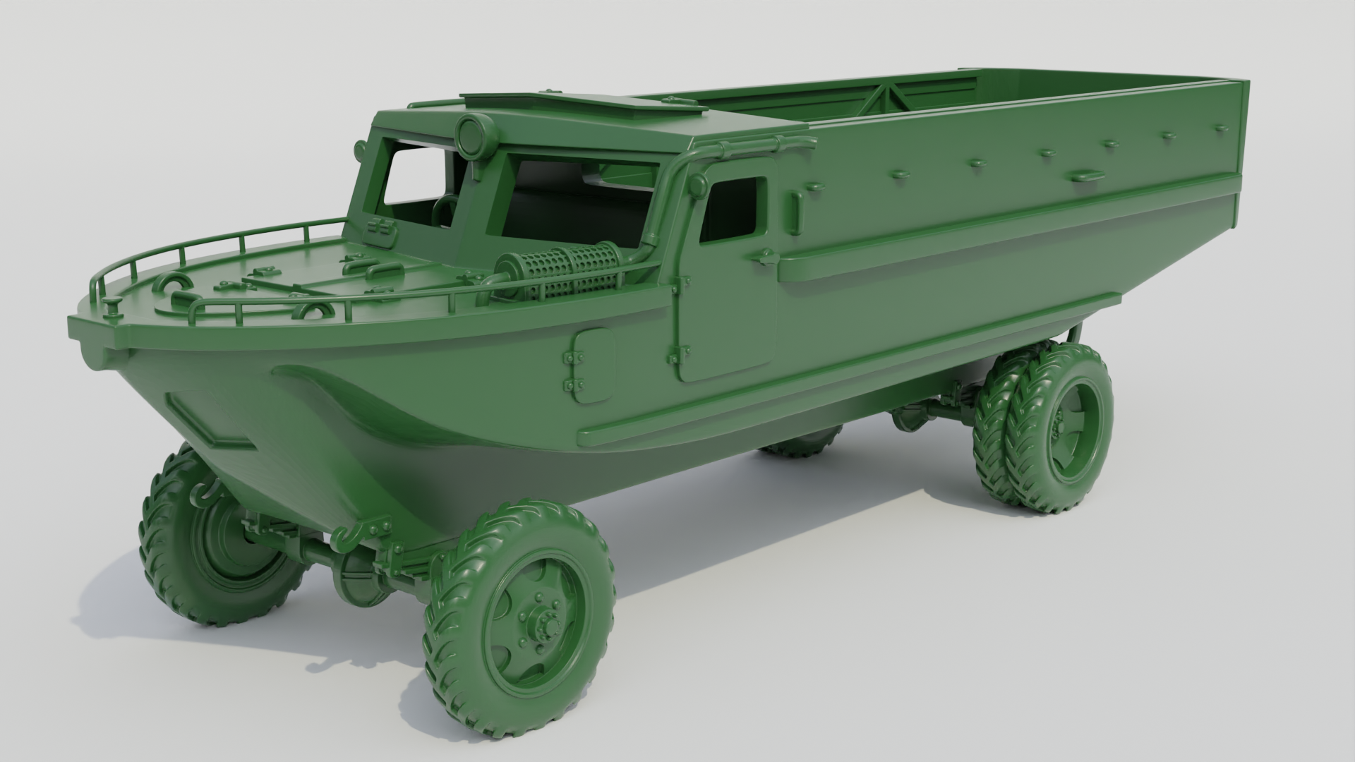 Type 2 Su-Ki Amphibious Truck - Japanese Army - 28mm Scale - wargame3d