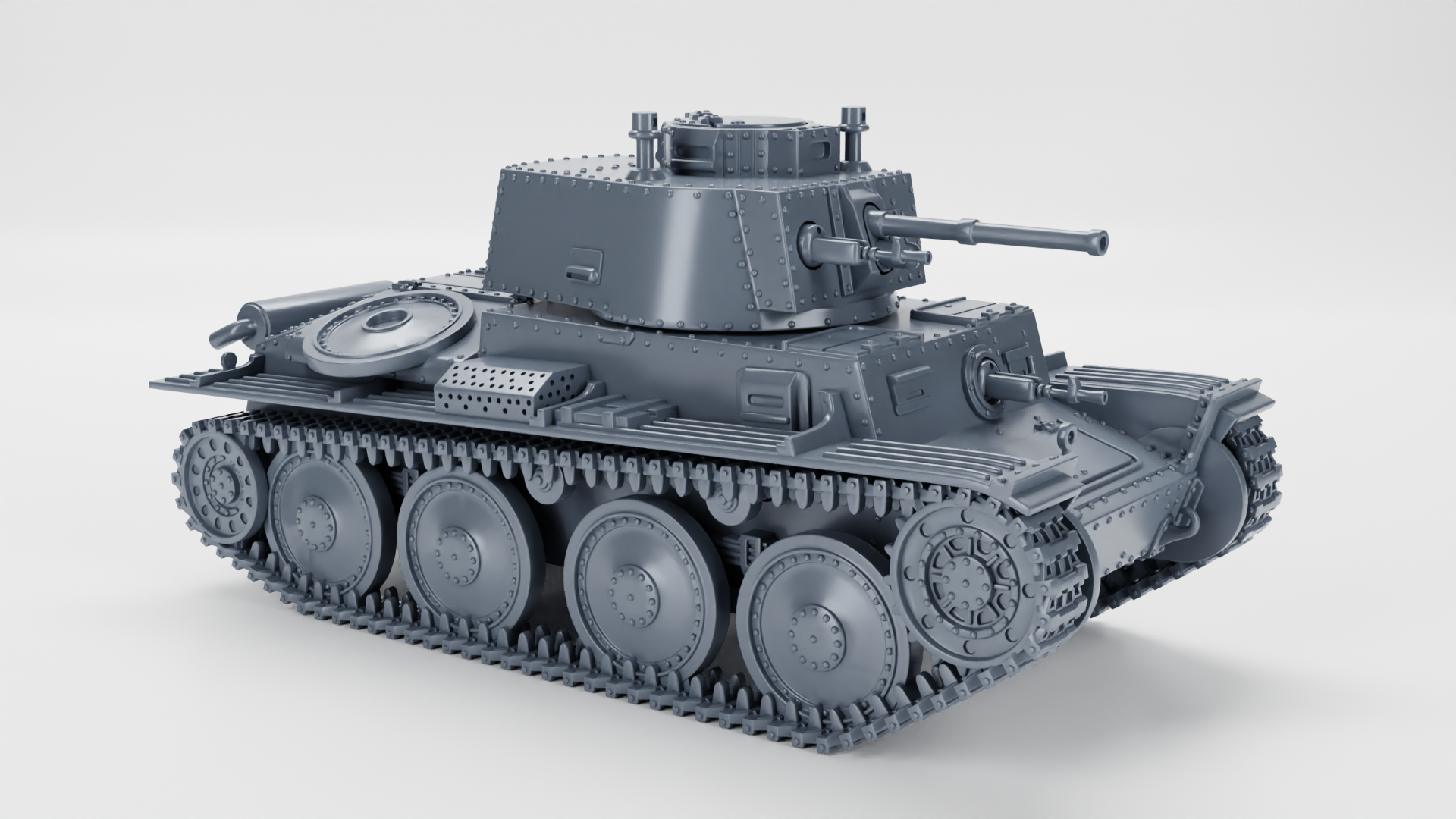 Stridsvagn m41 - Other Nations Fighting Vehicles - 28mm Scale - wargame3d