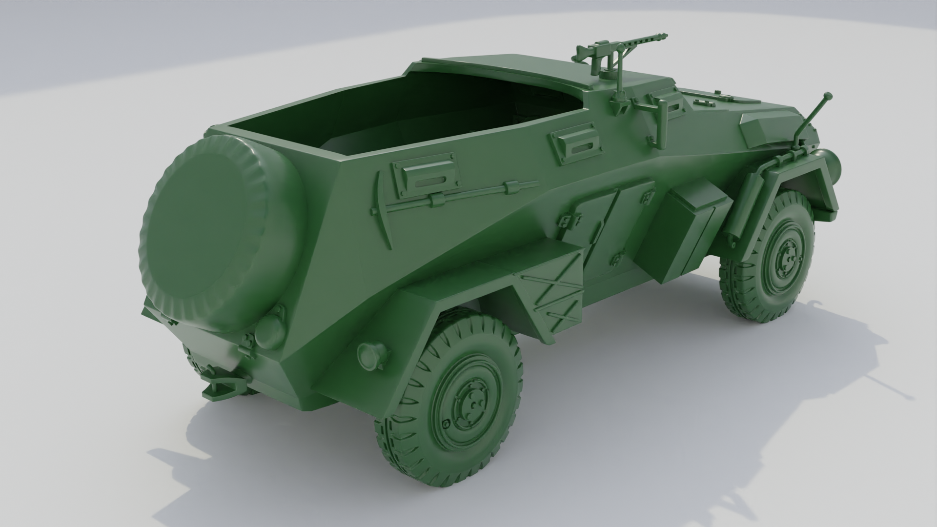 Sd.Kfz.247 Ausf.B (4 Rad) - German Army - 28mm Scale - wargame3d