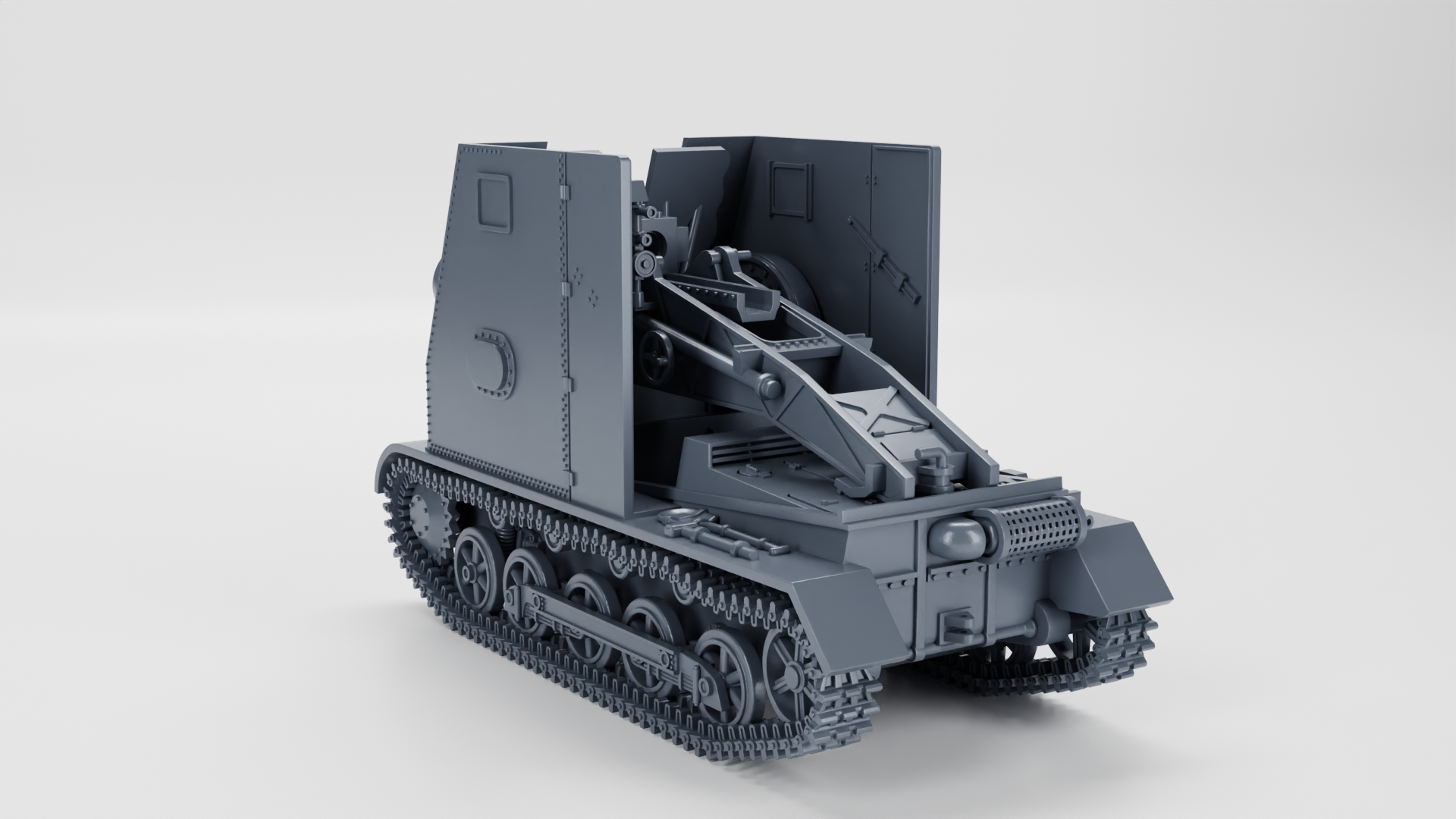 15cm sIG 33 Auf Panzerkampfwagen I Ausf.B (Sd.Kfz.101) - German Sturmpanzers - WWII - German Army - wargame3d - 28mm Scale