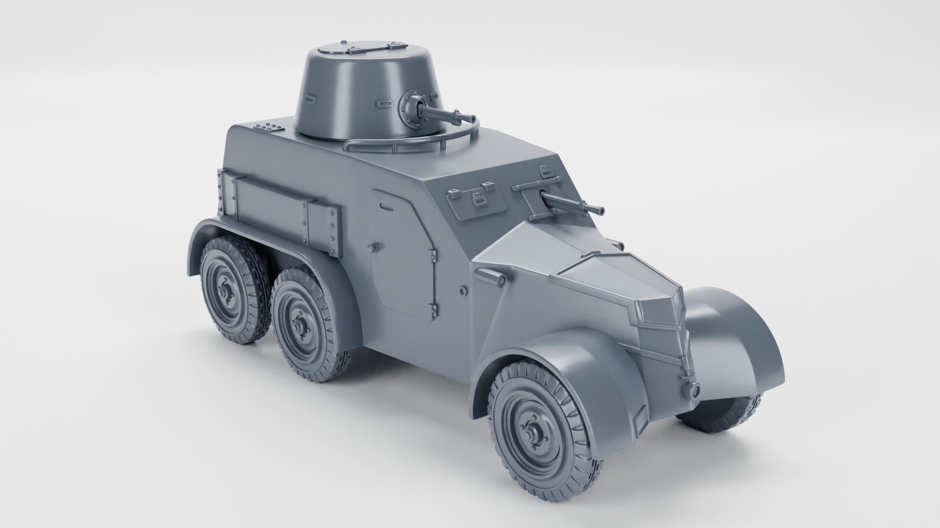 Armored car Tatra OA vz.30 - Other Nations Fighting Vehicles - 28mm Scale - wargame3d