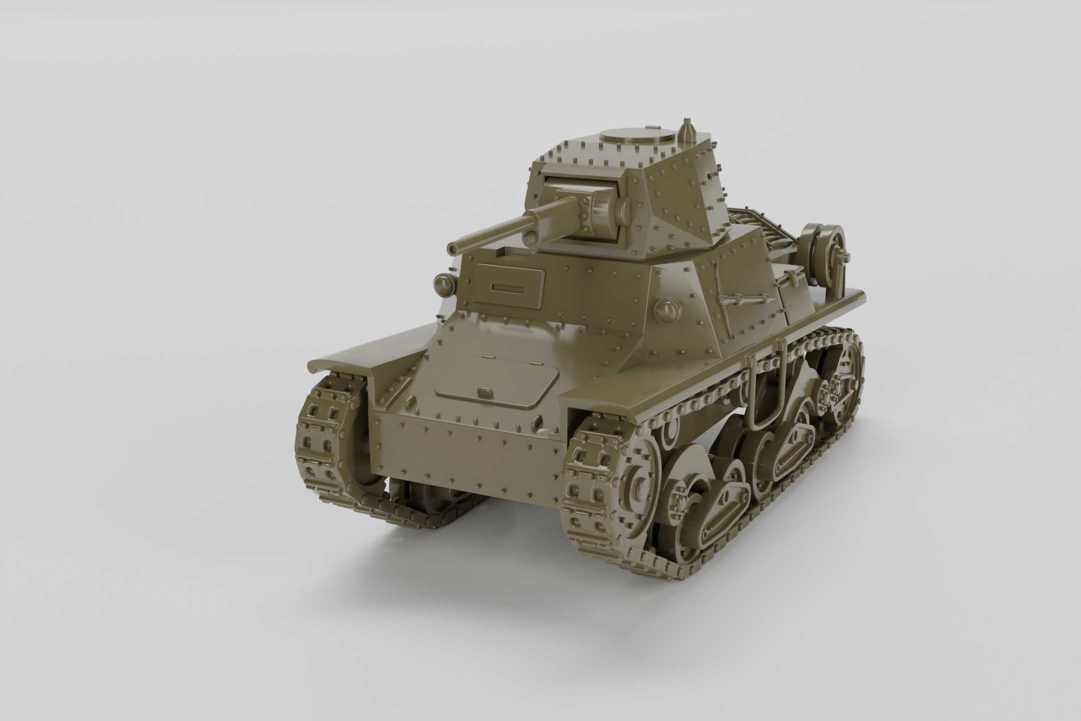 Carro Armato L6-40 Lanciafiamme - Italian Army - 28mm Scale - wargame3d