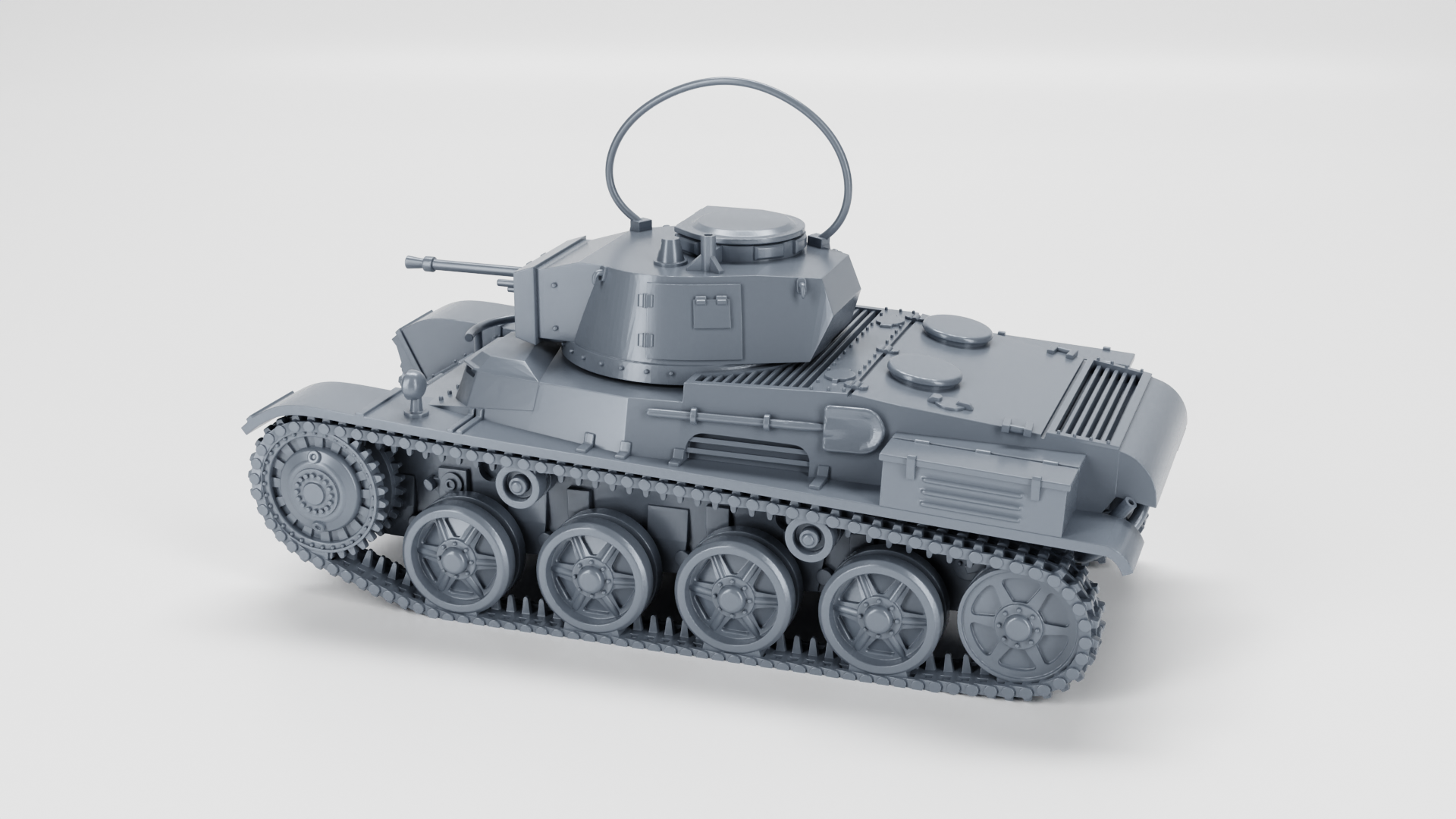 Light Tanks Toldi Variants - Hungarian Army - 28mm Scale - wargame3d