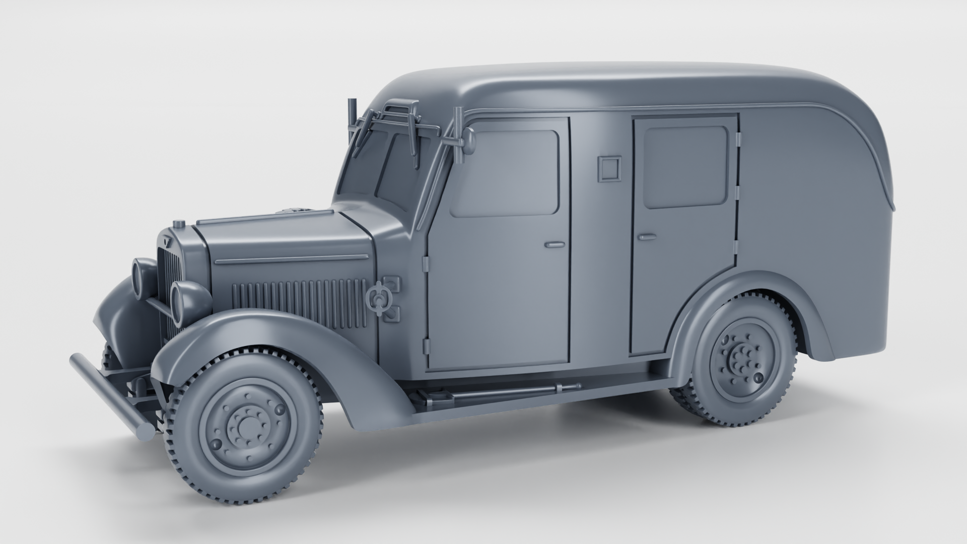 Polski Fiat 618 Grom - Polish Army - 28mm Scale - wargame3d