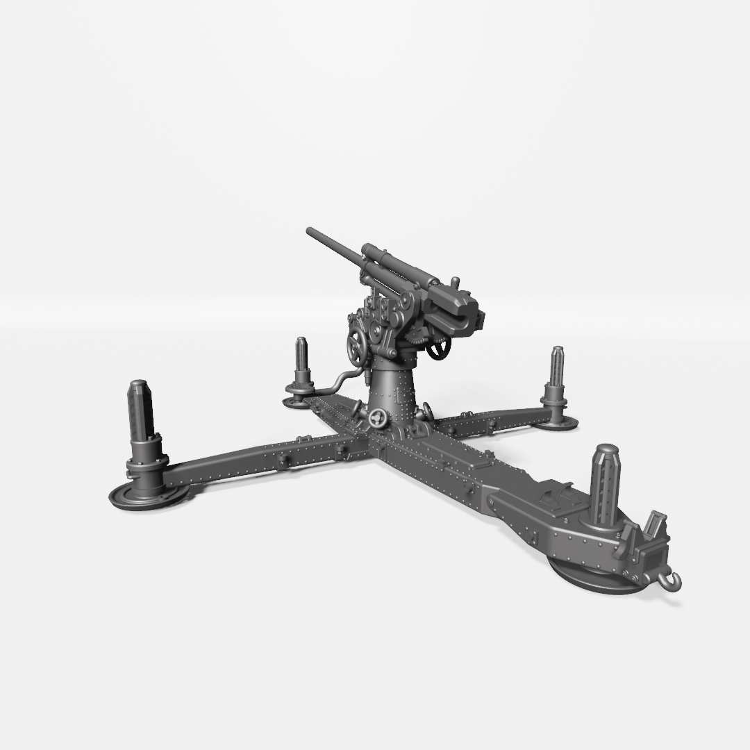 Bofors 75 mm Model 1929 - Other Nations Fighting Vehicles - 28mm Scale - wargame3d