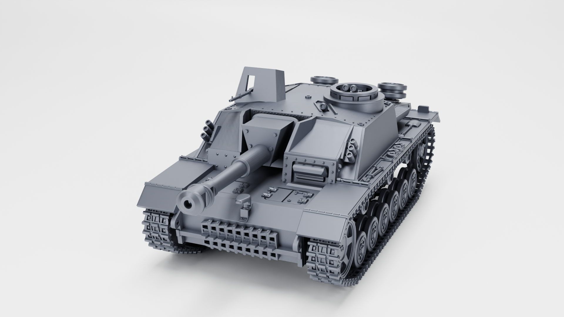 STUH 42 (Sturmhaubitze 42 Ausf G) - German Sturmpanzer - WWII - German Army - wargame3d - 28mm Scale
