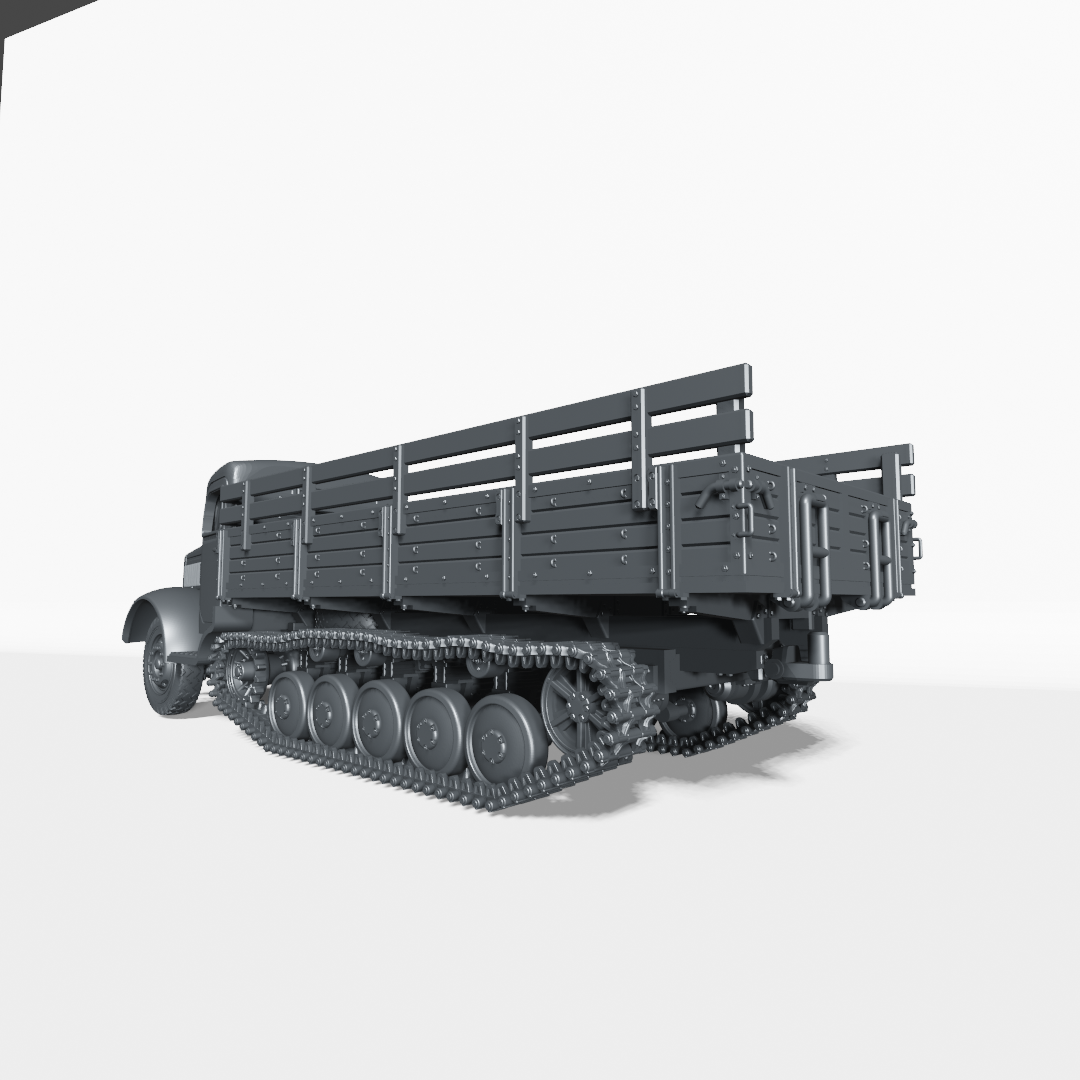 Mercedes-Benz L4500R Maultier - WWII - German Army - wargame3d - 28mm Scale