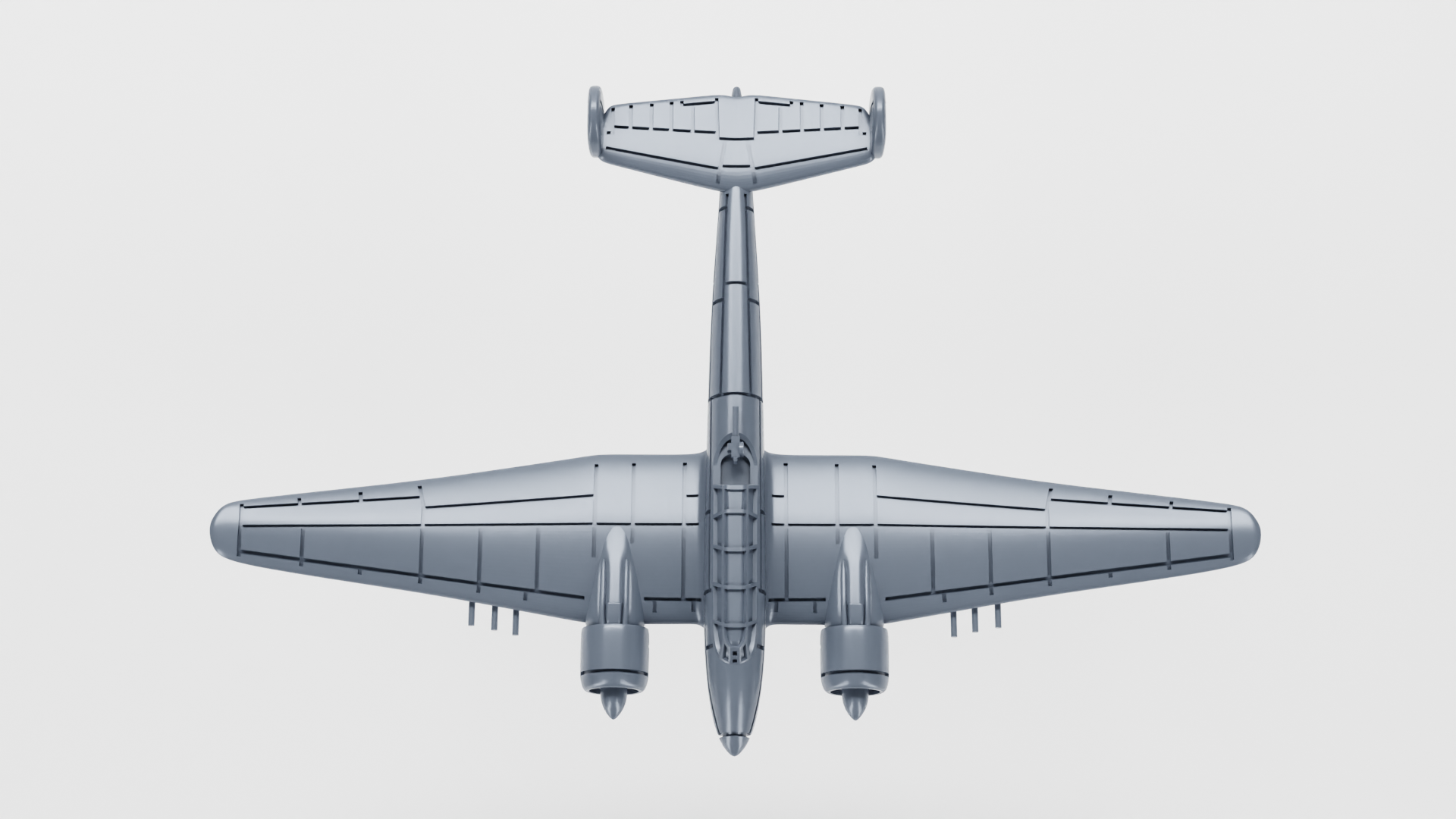 Potez 631 - French Aircraft of WWII - 1:200 Scale - Great for Table Top War Games and Dioramas - Resin - wargame3d