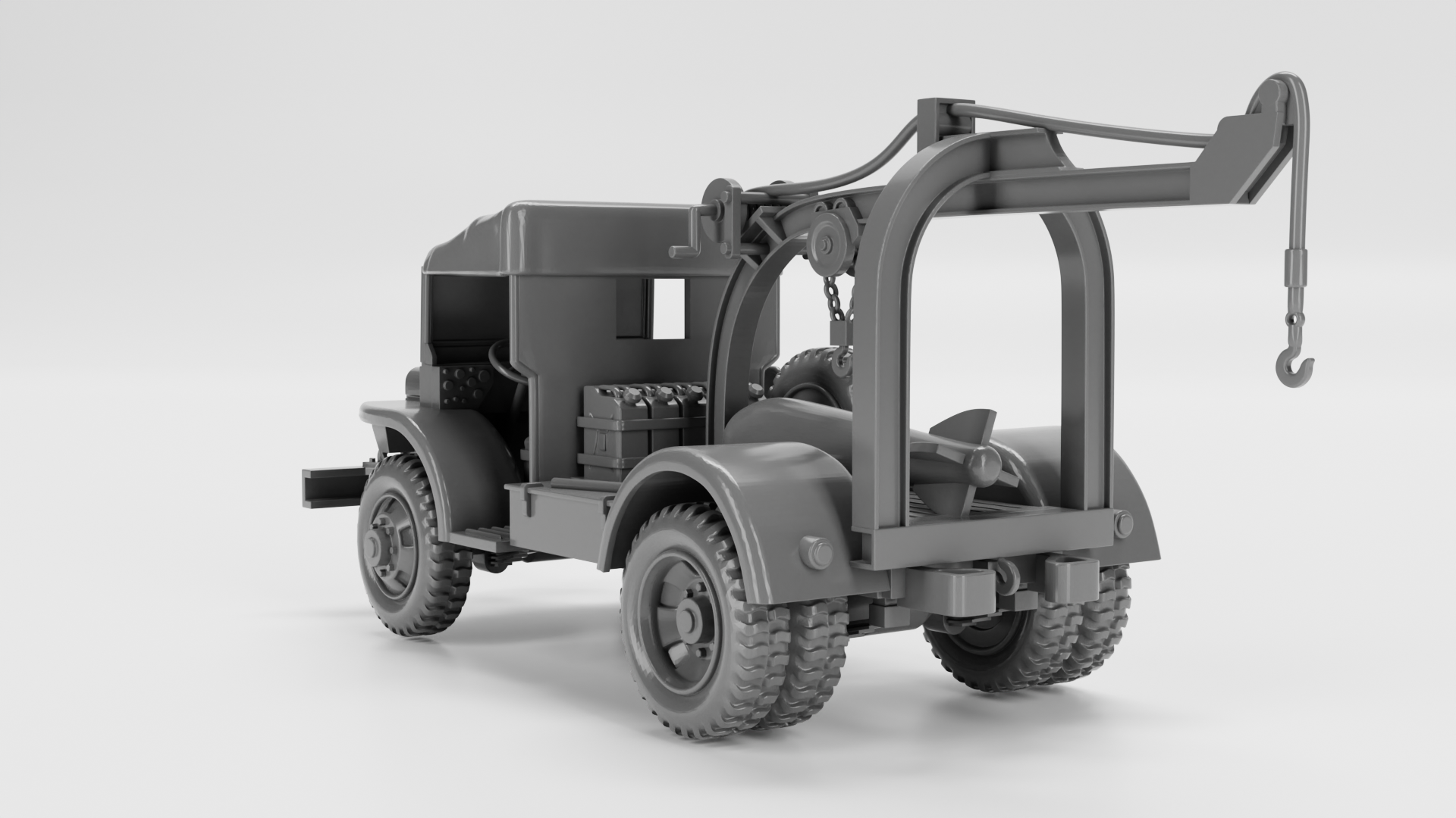 Ford GTBC Bomb Service Truck - US Army - 28mm Scale - wargame3d