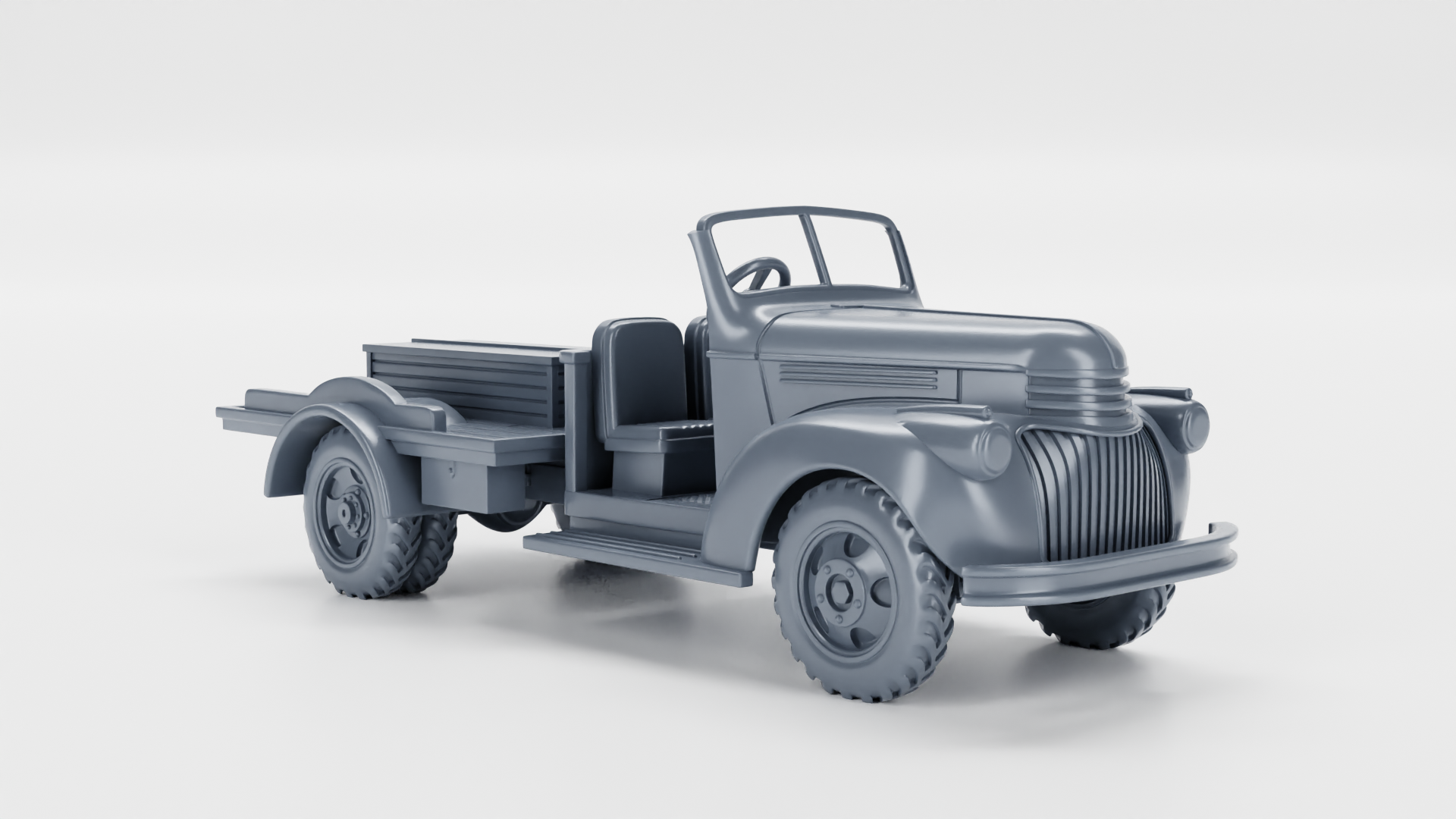 Fargo 1 ½ Ton Truck with MGs - Fighting Vehicles of the East Indies Armies - UK Army - 28mm Scale - wargame3d