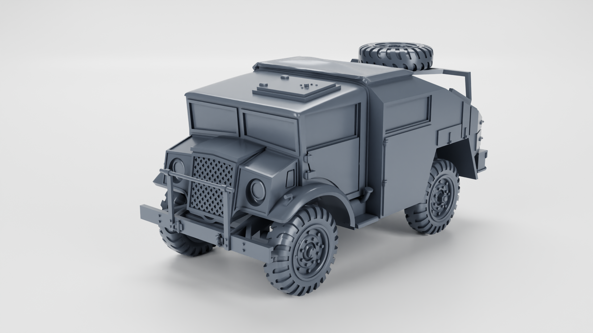 CMT Chevrolet CGT Field Artillery Tractor - Canadian Fighting Vehicles - 28mm Scale - wargame3d