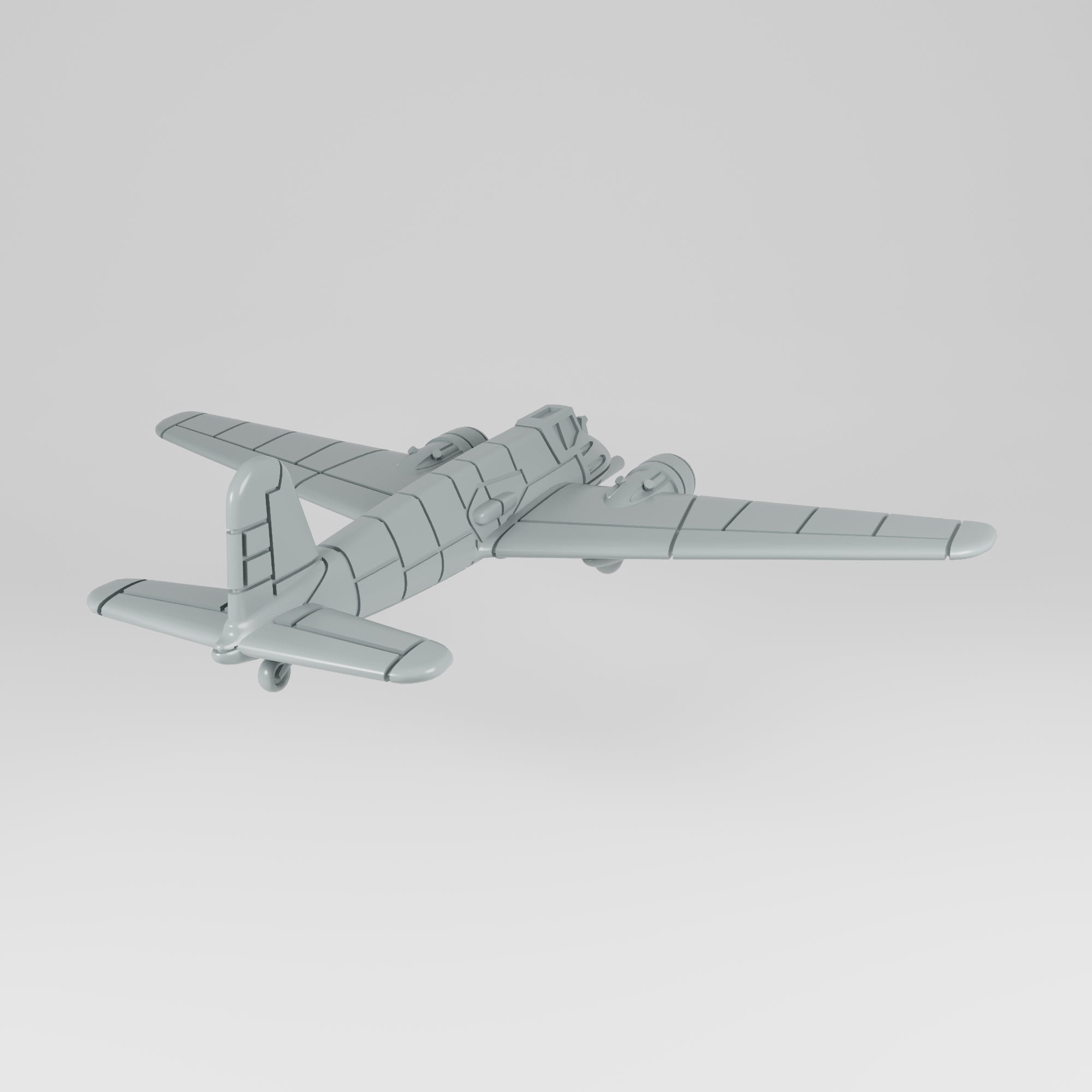 Henschel Hs 129 - WWII Battle Planes - 1/200 Scale - wargame3d