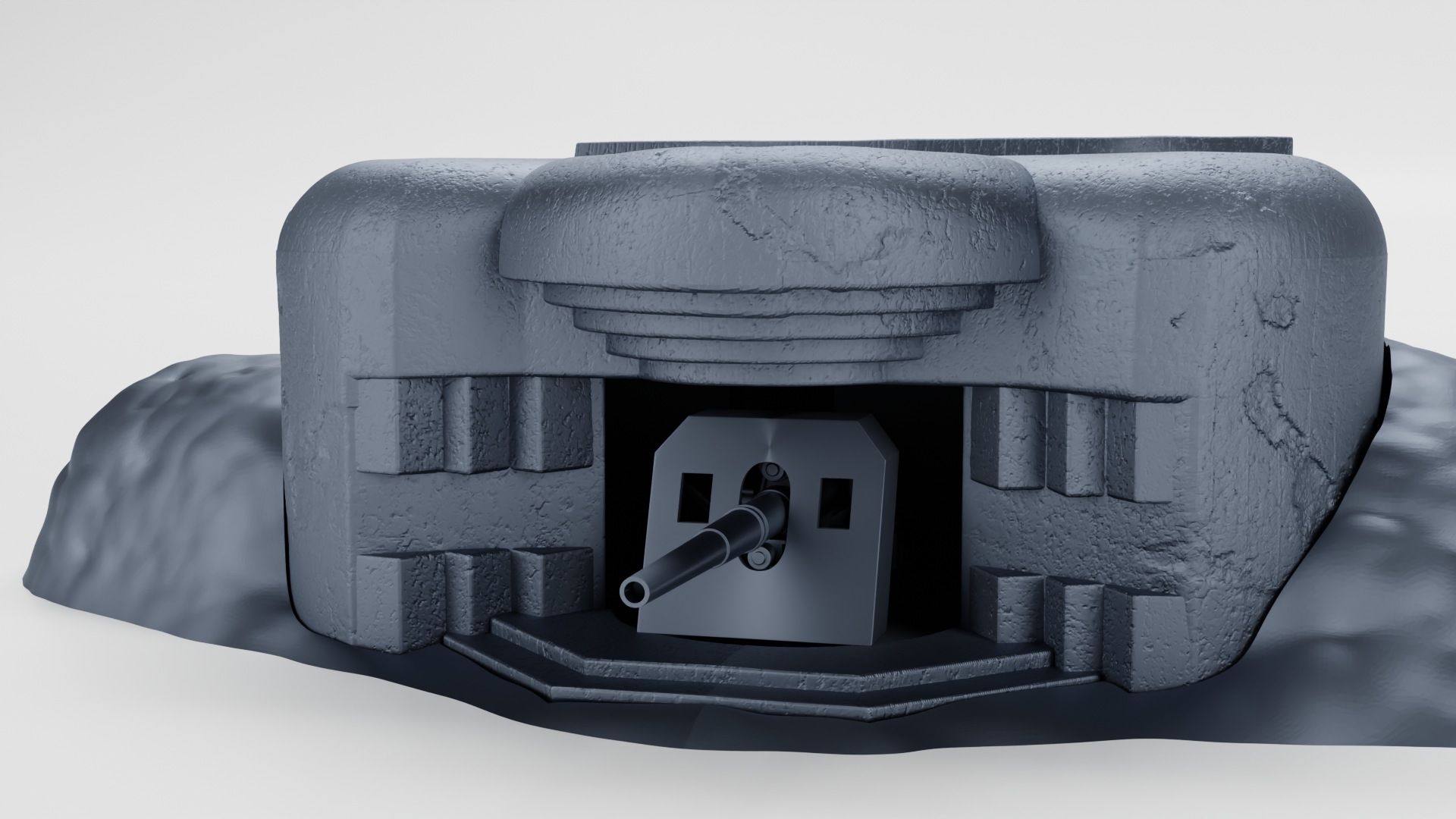 Bunker Regelbau M272 (Germany) - Juno Beach - 28mm Scale - wargame3d