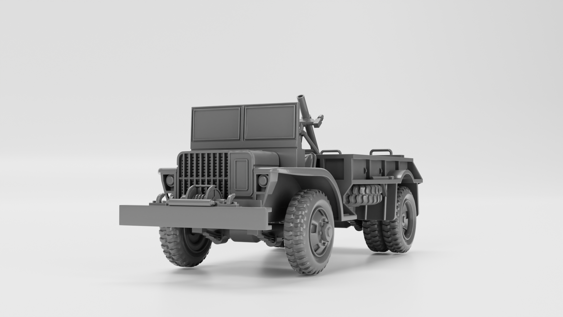 Ford GTB Burma Jeep - US Army - 28mm Scale - wargame3d