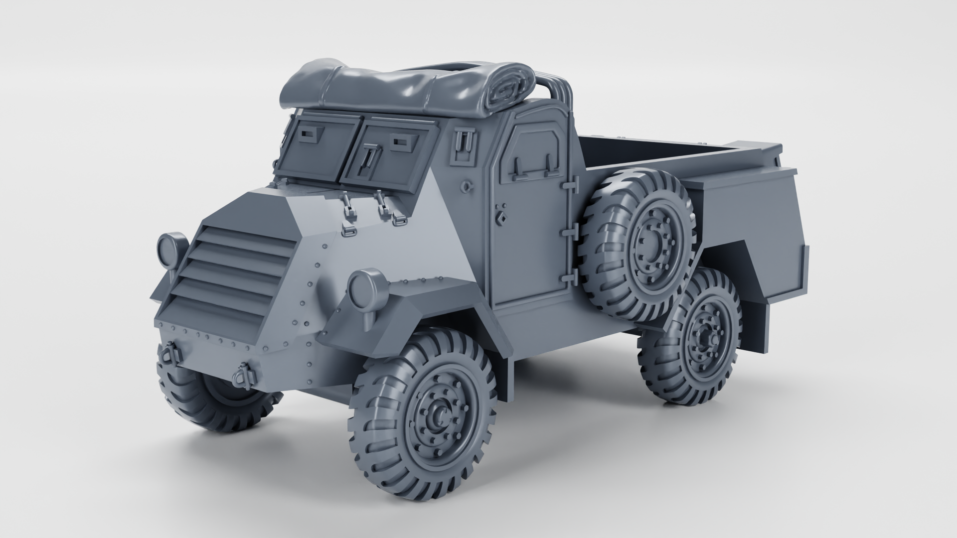 CMP CT-15A Armored Personal Carrier (4x4, 15 CWT) - Canadian Fighting Vehicles - 28mm Scale - wargame3d