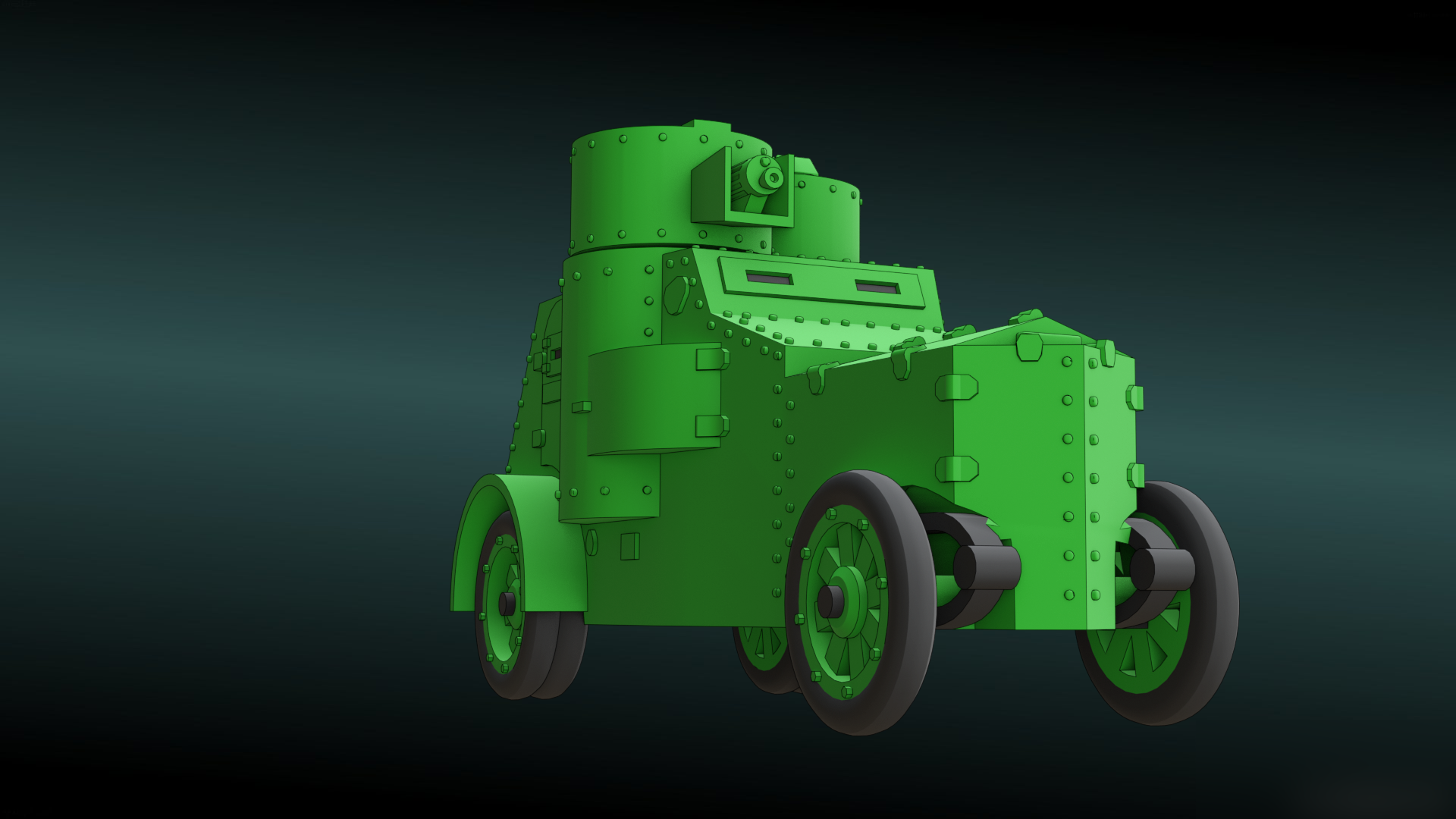 Izhorski FIAT - WWI - Russian Army - wargame3d- 28mm Scale