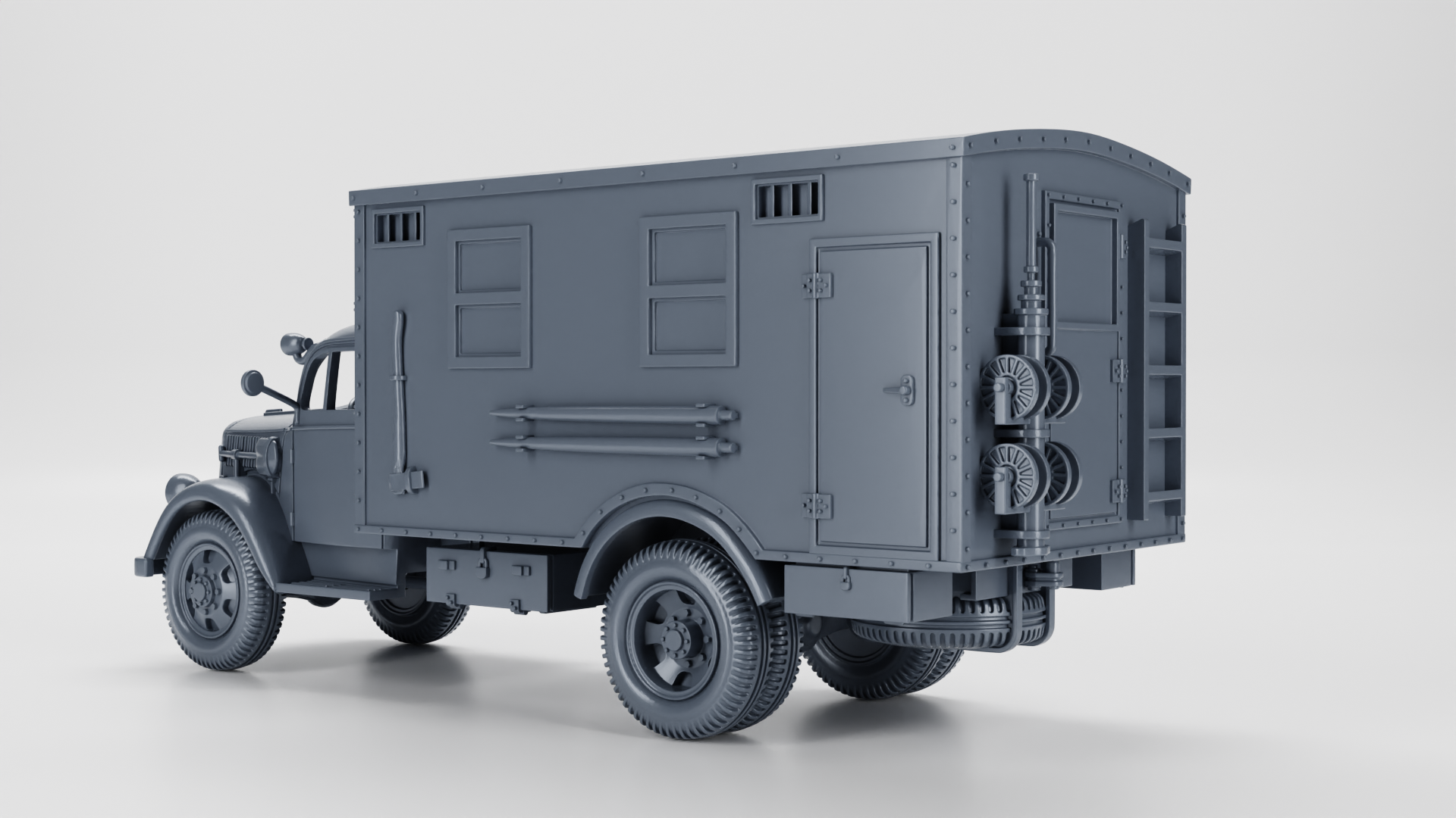 Opel Blitz C Command Car - Germany - wargame3d - 28mm Scale