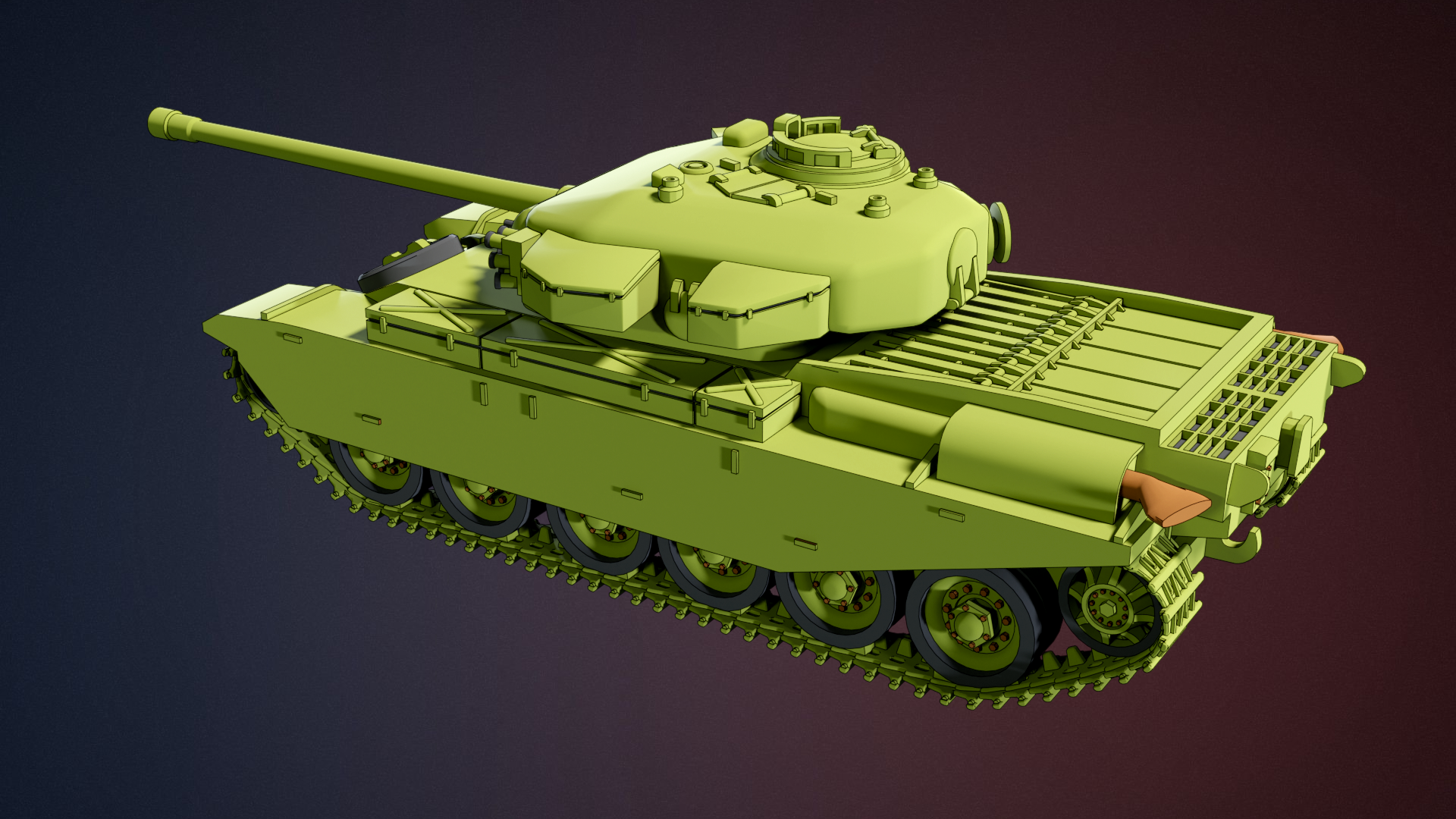 Centurion Tank Mk.3 - 28mm Scale - wargame3d