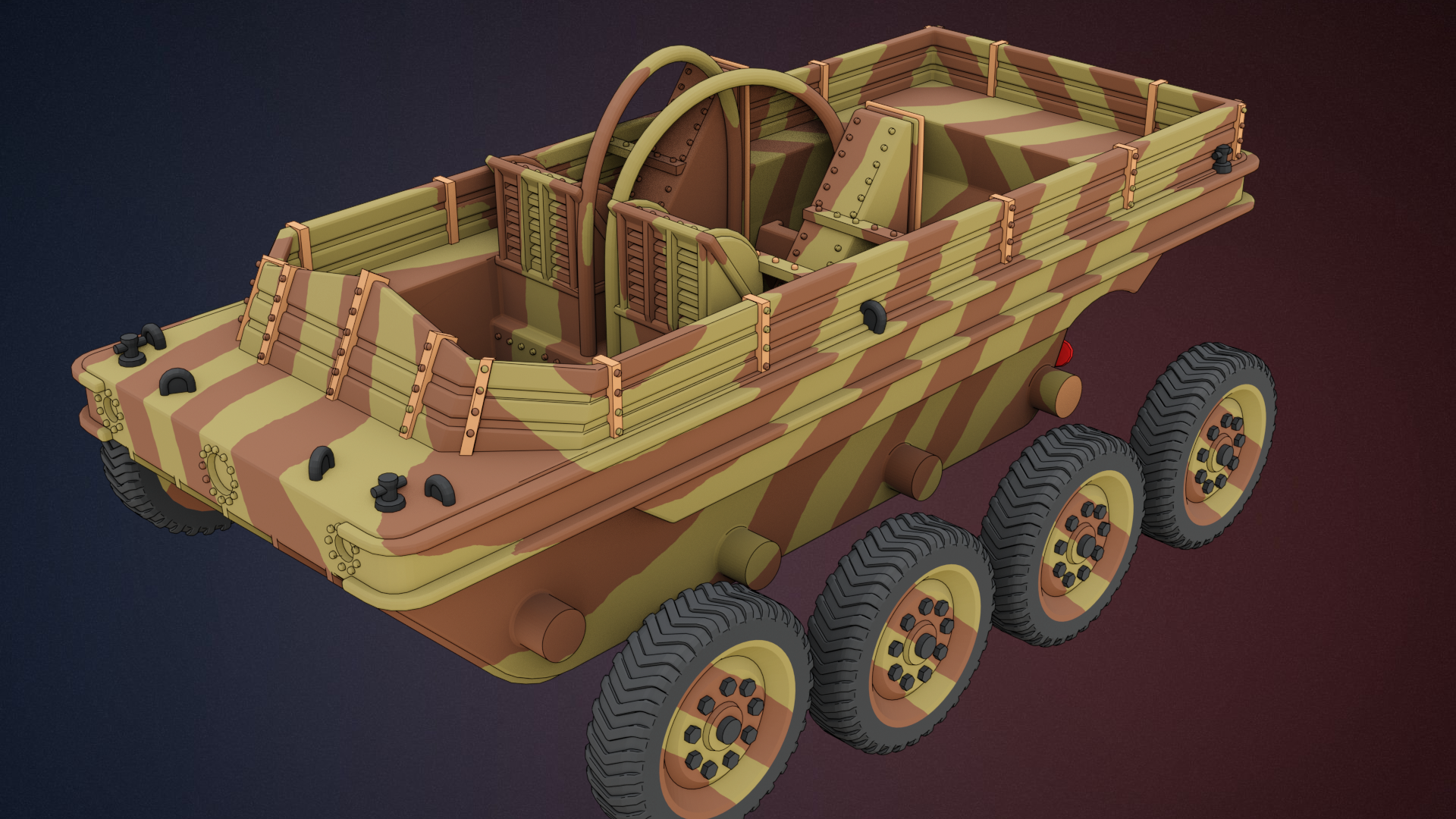 Terrapin - UK Army - wargame3d- 28mm Scale