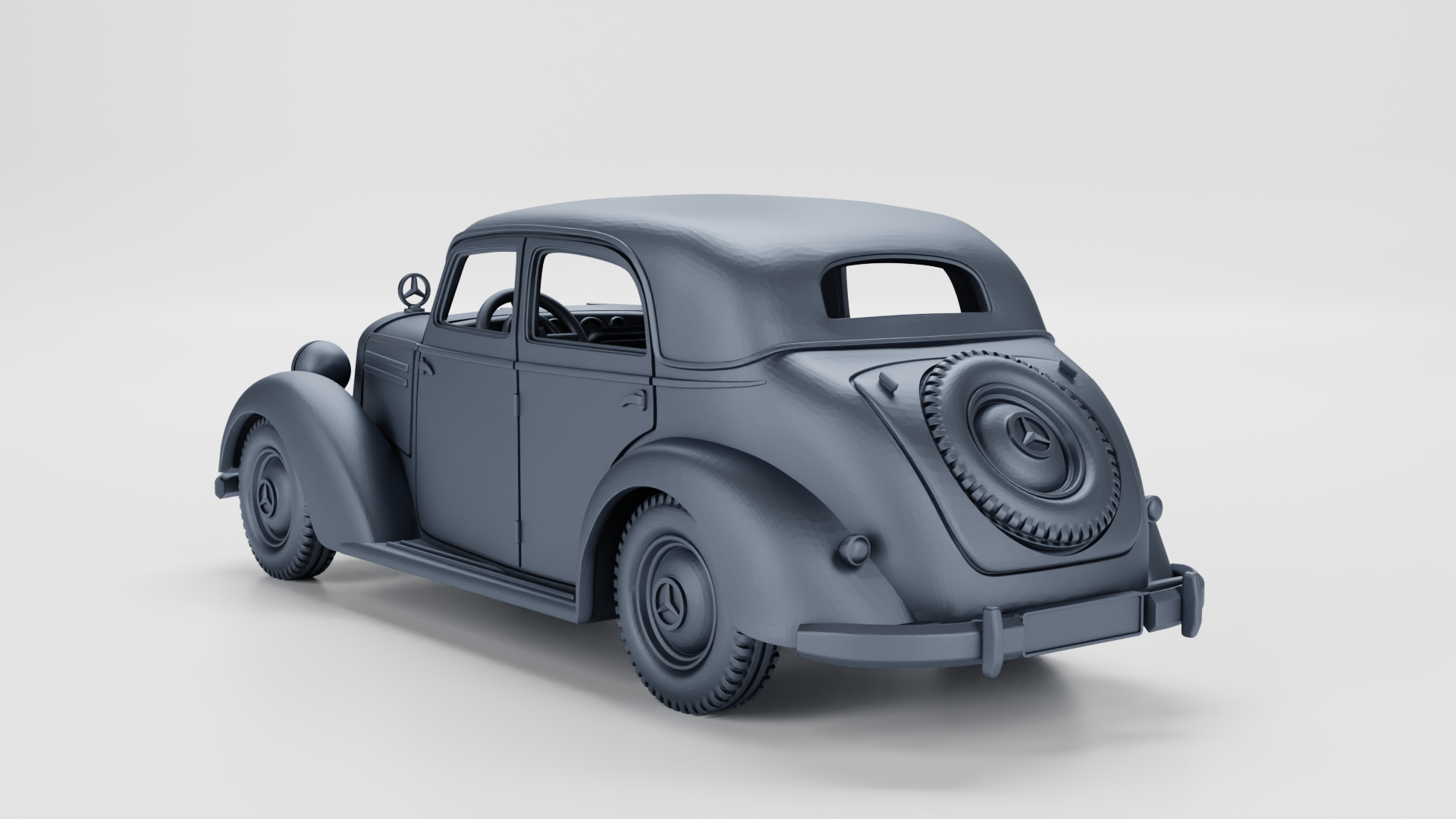 Mercedes 170 V (Mercedes W136) (Germany) - WWII - German Army - wargame3d- 28mm Scale