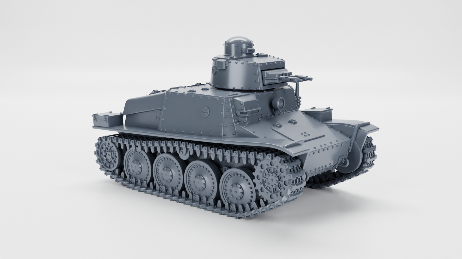 Stridsvagn m37 - Other Nations Fighting Vehicles - 28mm Scale - wargame3d