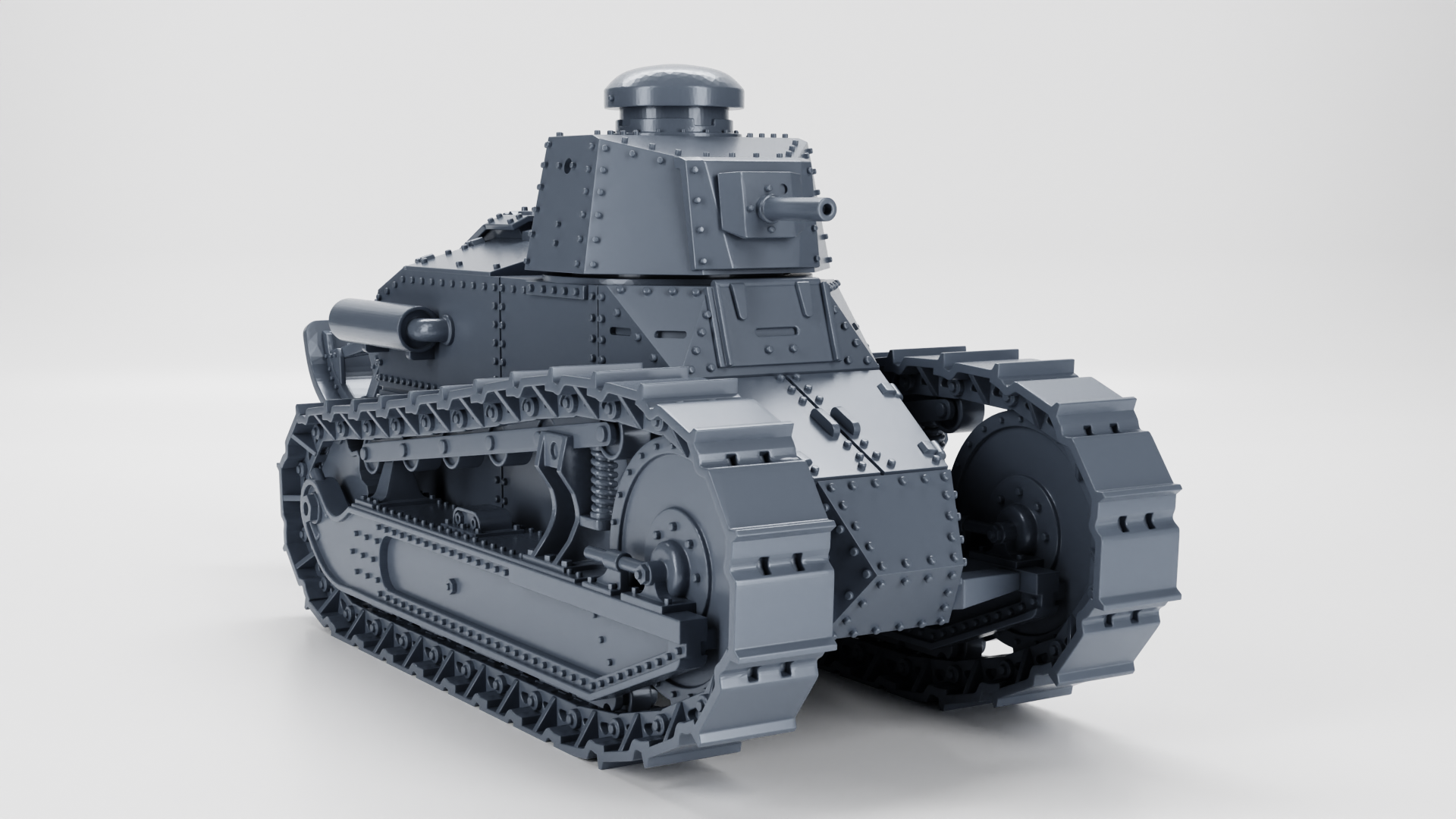M1917 Light Tank - 28mm Scale - wargame3d