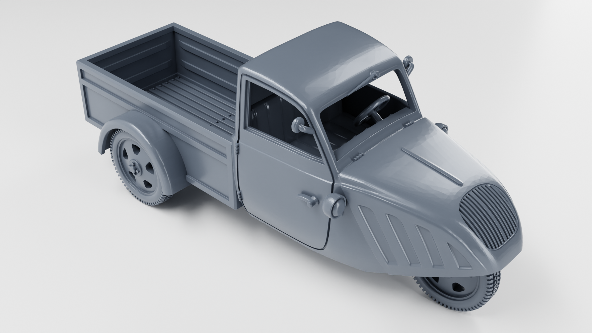 Framo 1933-3 Wheeler DKW-JF - Other Nations Passenger Vehicles - 28mm Scale - wargame3d