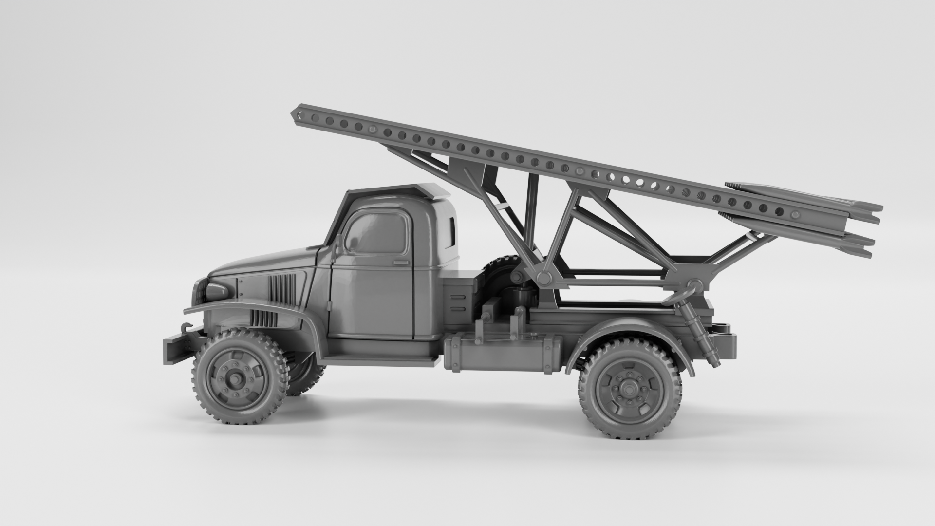 ВМ-13-16 based on G7107 - US Army - 28mm Scale - wargame3d