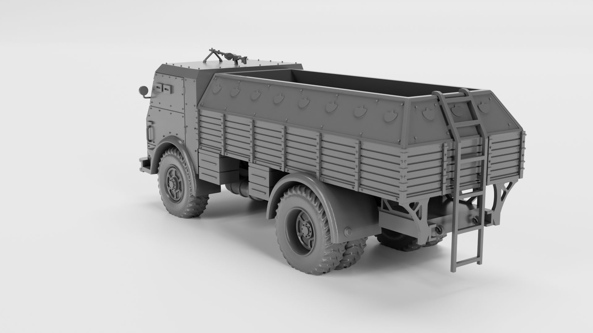 FIAT 665NM Protetto - Italian Army - 28mm Scale - wargame3d